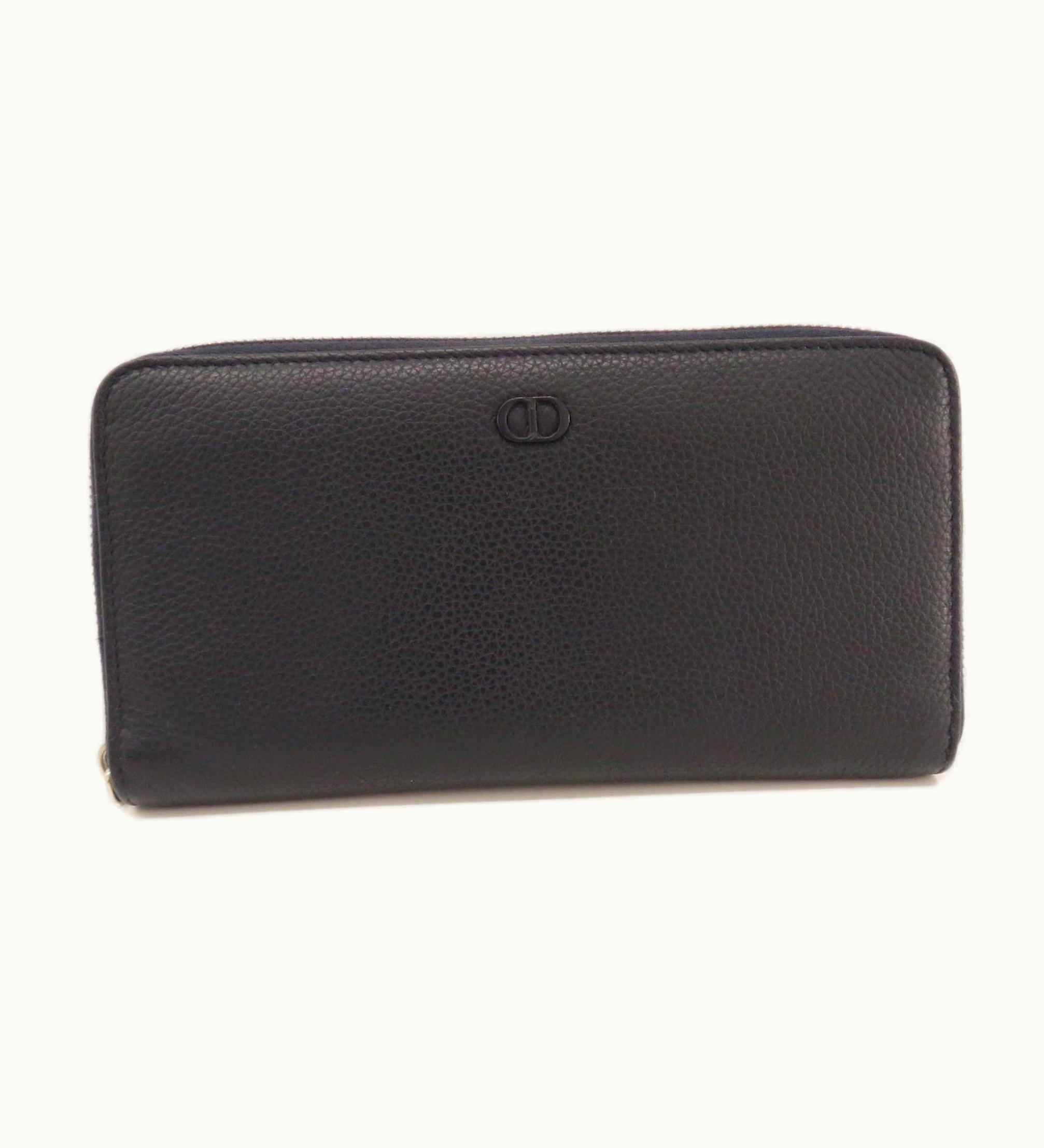Dior Dior Christian Dior Long Wallet Leather Ladies
