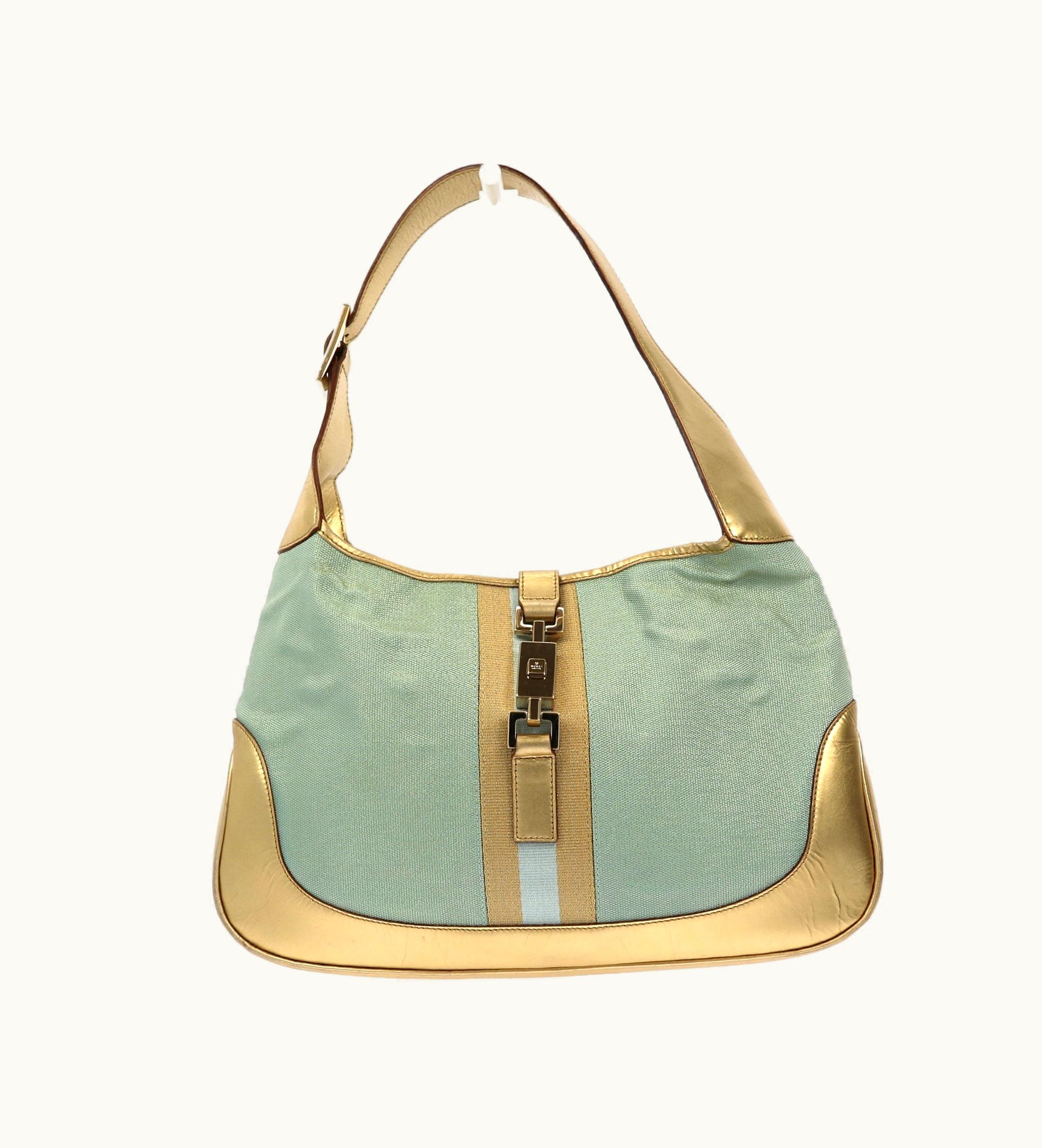 Gucci Gucci Jackie O Shoulder Bag In Golden Leather