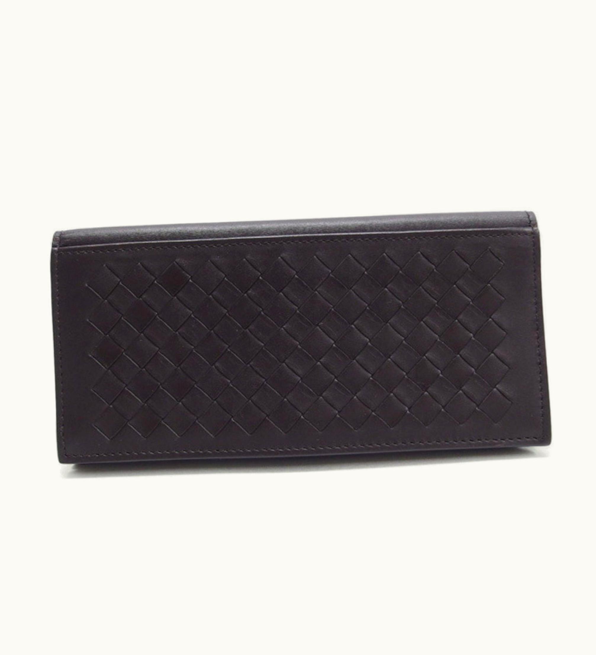 Bottega Veneta Intrecciato Bi-Fold Long Bill Holder