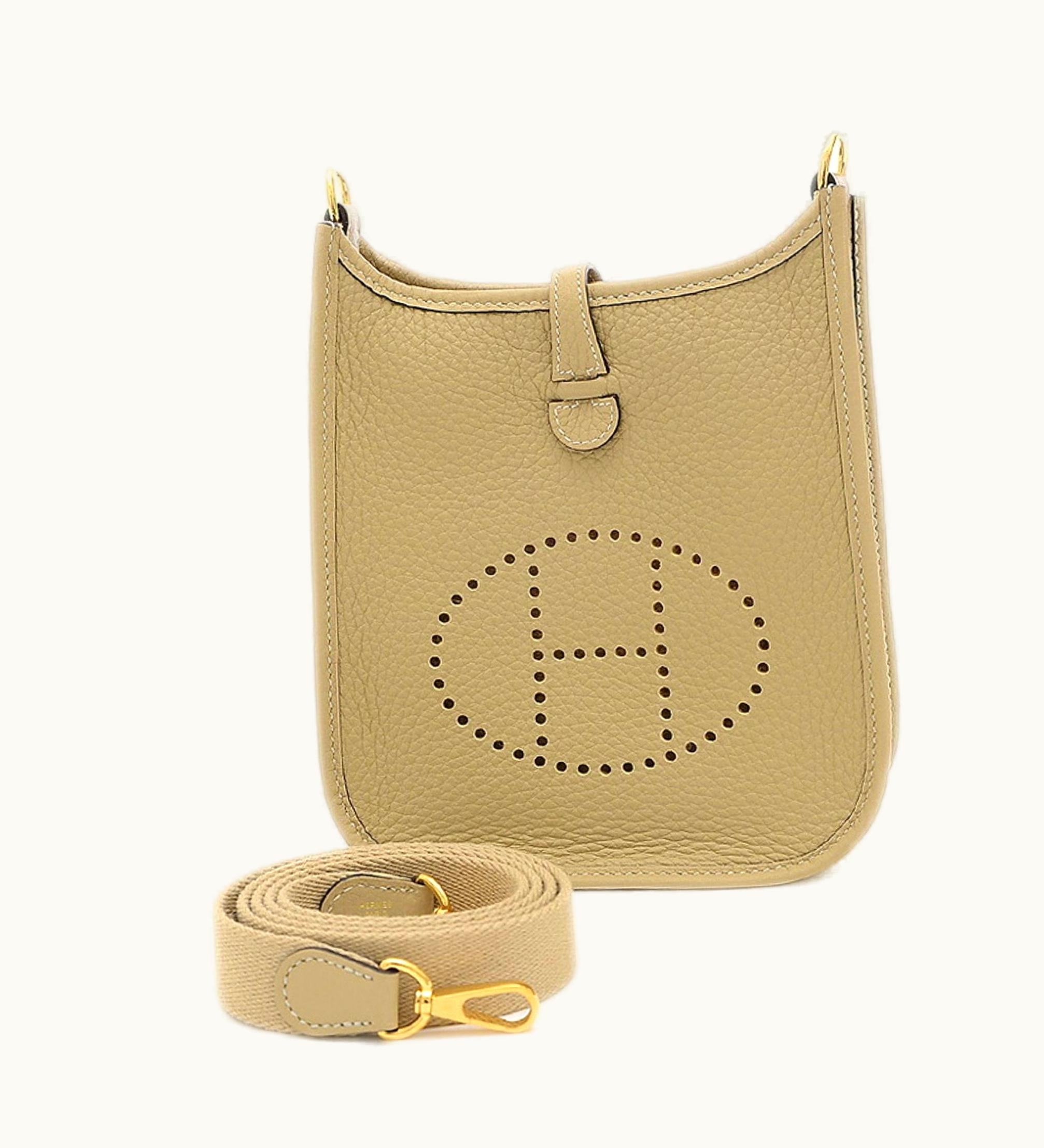 Hermès Hermès Evelyne Tpm Amazon Taurillon Clemence Trench U Engraved Shoulder Bag