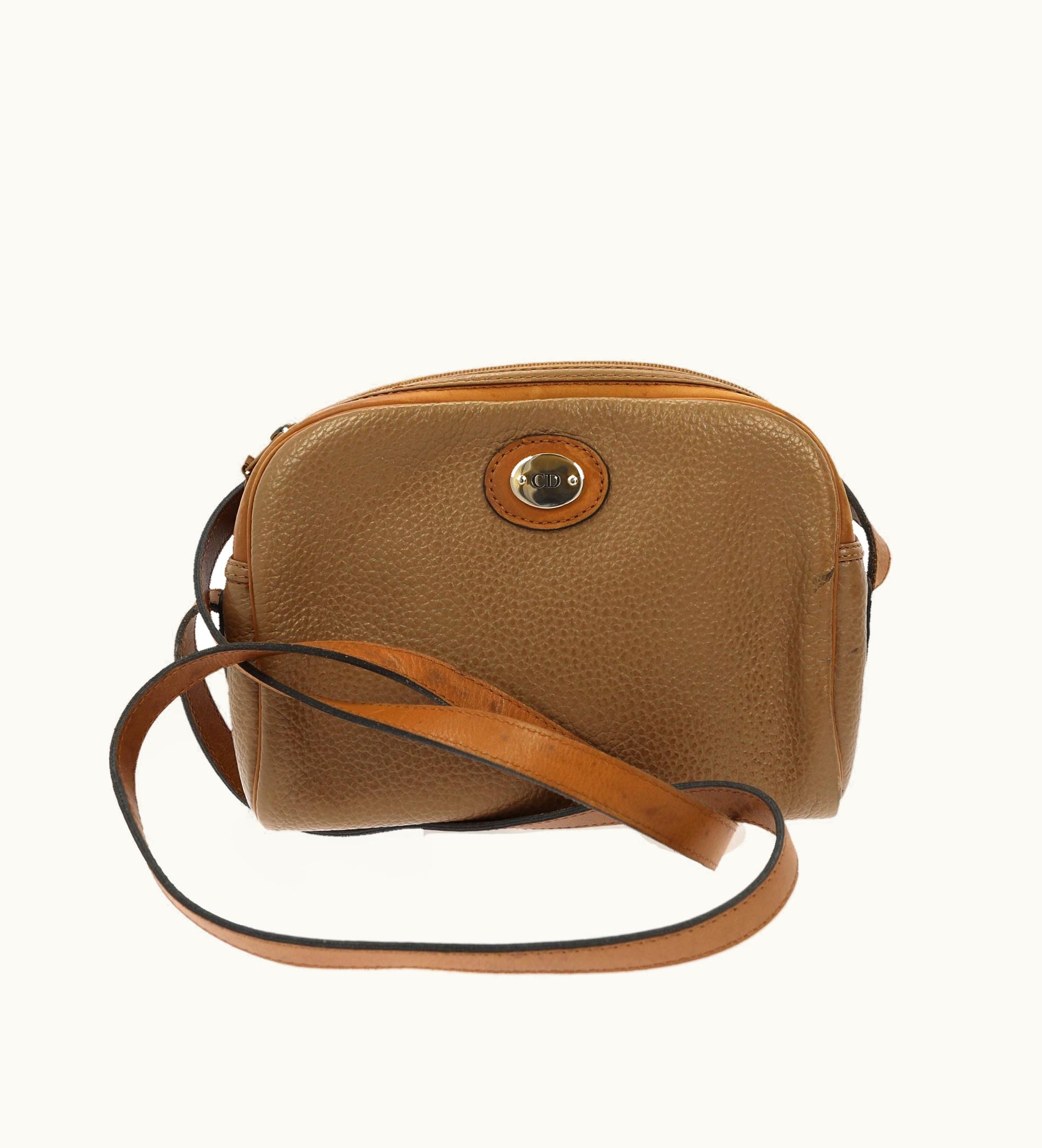 Dior Dior Crossbody Bag 19 Brown Leather