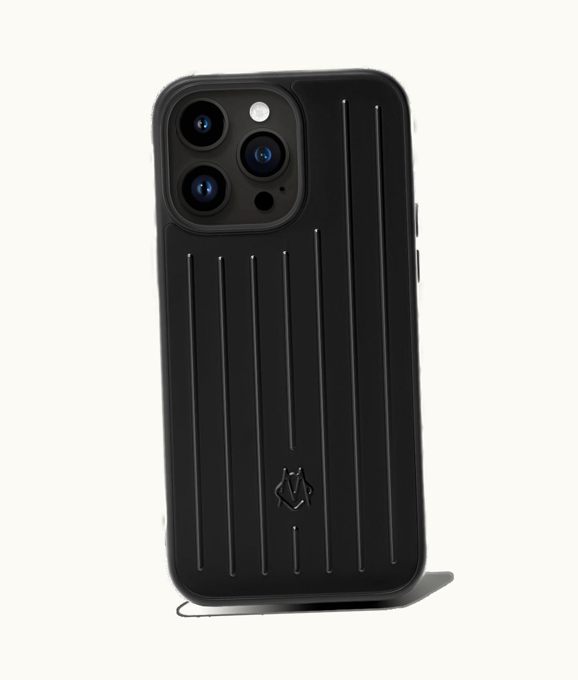 Rimowa Rimowa Tech Accessories - Aluminium Matte Black Case For Iphone 15 Pro Max Matte Black