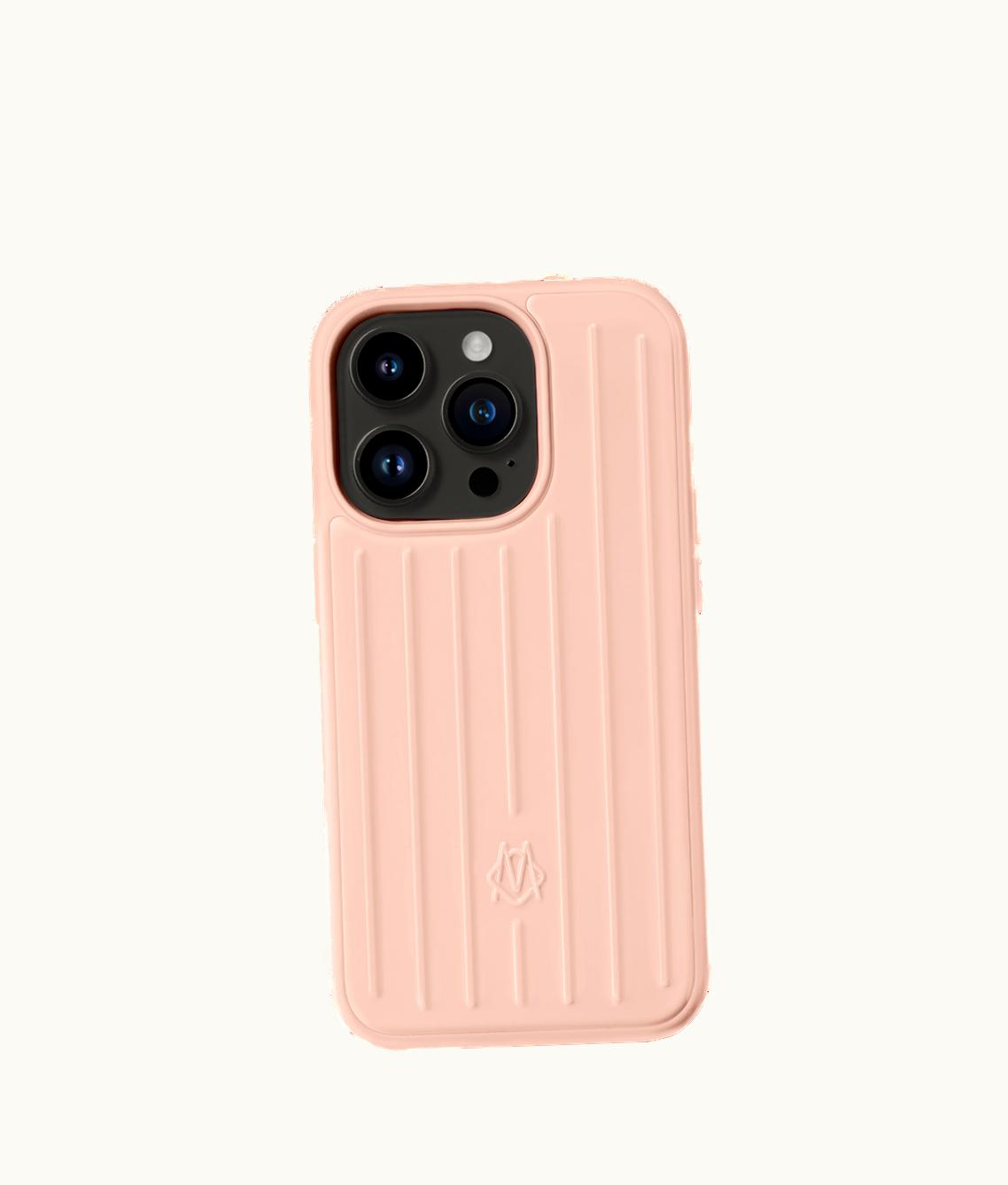 Rimowa Rimowa Tech Accessories - Polycarbonate Petal Pink Case For Iphone 14 Pro Petal Pink