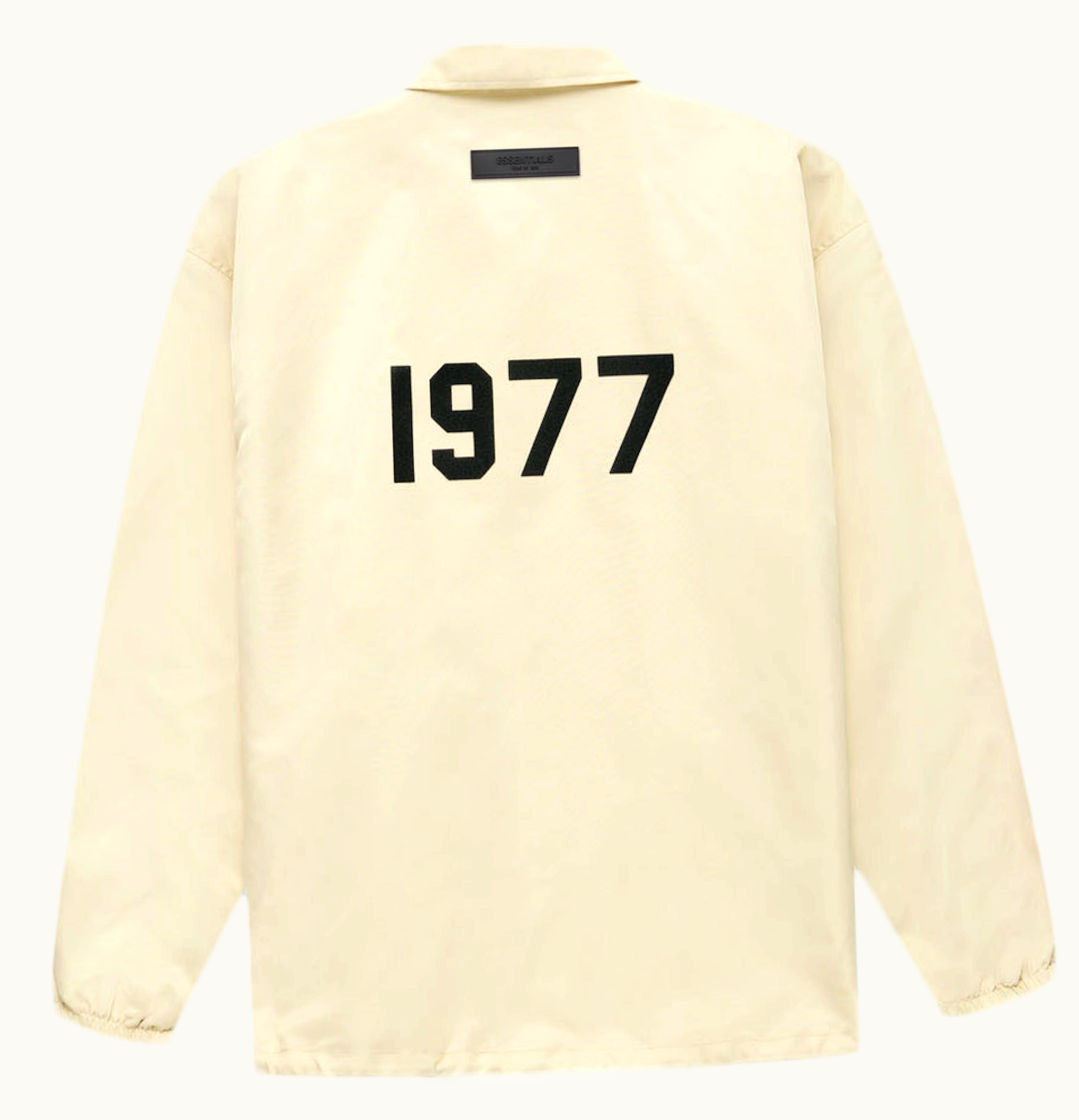 FEAR OF GOD Fear of God Essentials Nylon Coaches Jacket Egg Shell