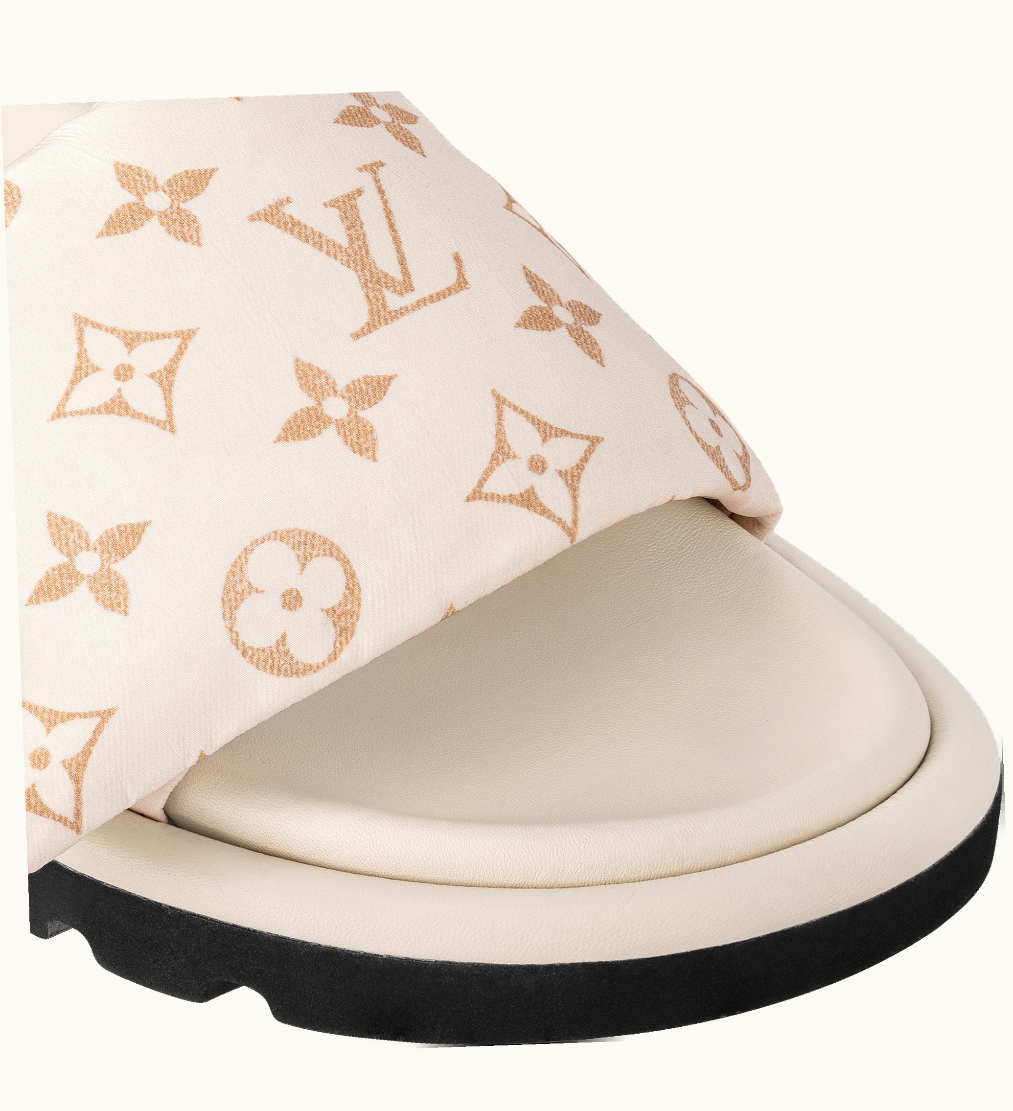 Louis Vuitton Louis Vuitton Pool Pillow Flat Comfort Mules Blue