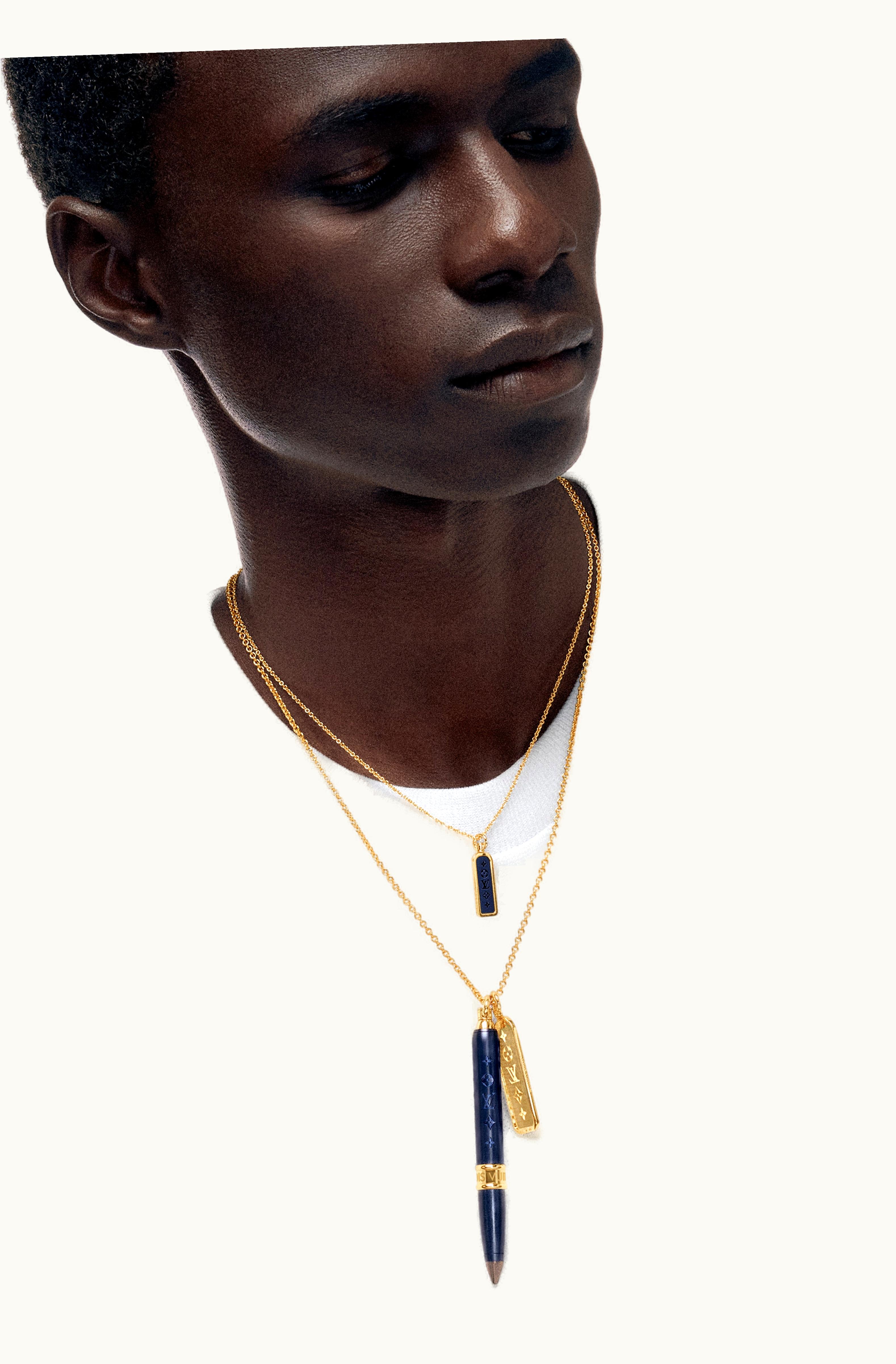 Louis Vuitton Louis Vuitton Les Gastons Vuitton Large Tag Pendant, Yellow Gold