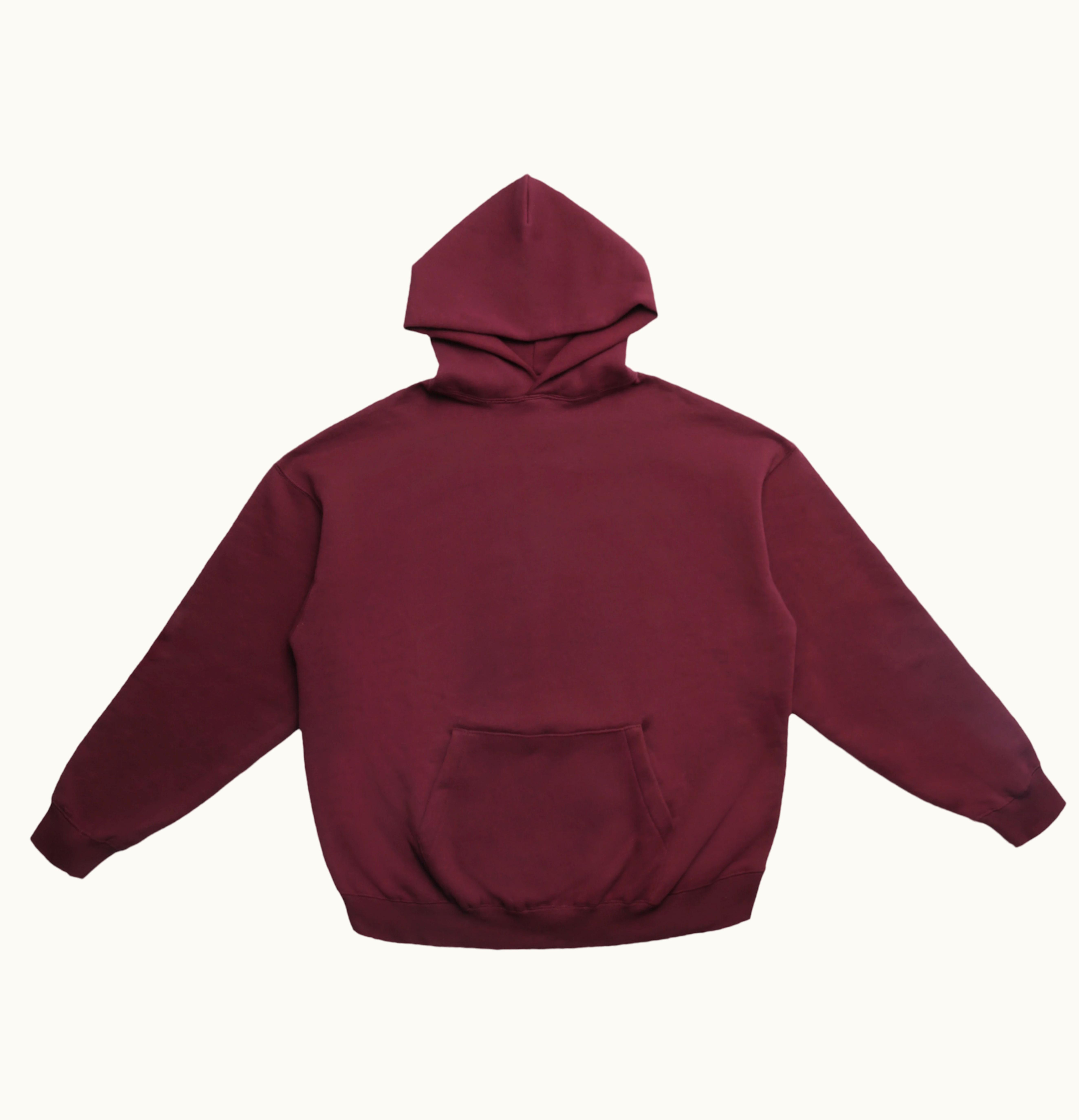 FEAR OF GOD Fear of God Essentials Graphic Pullover Hoodie Burgundy