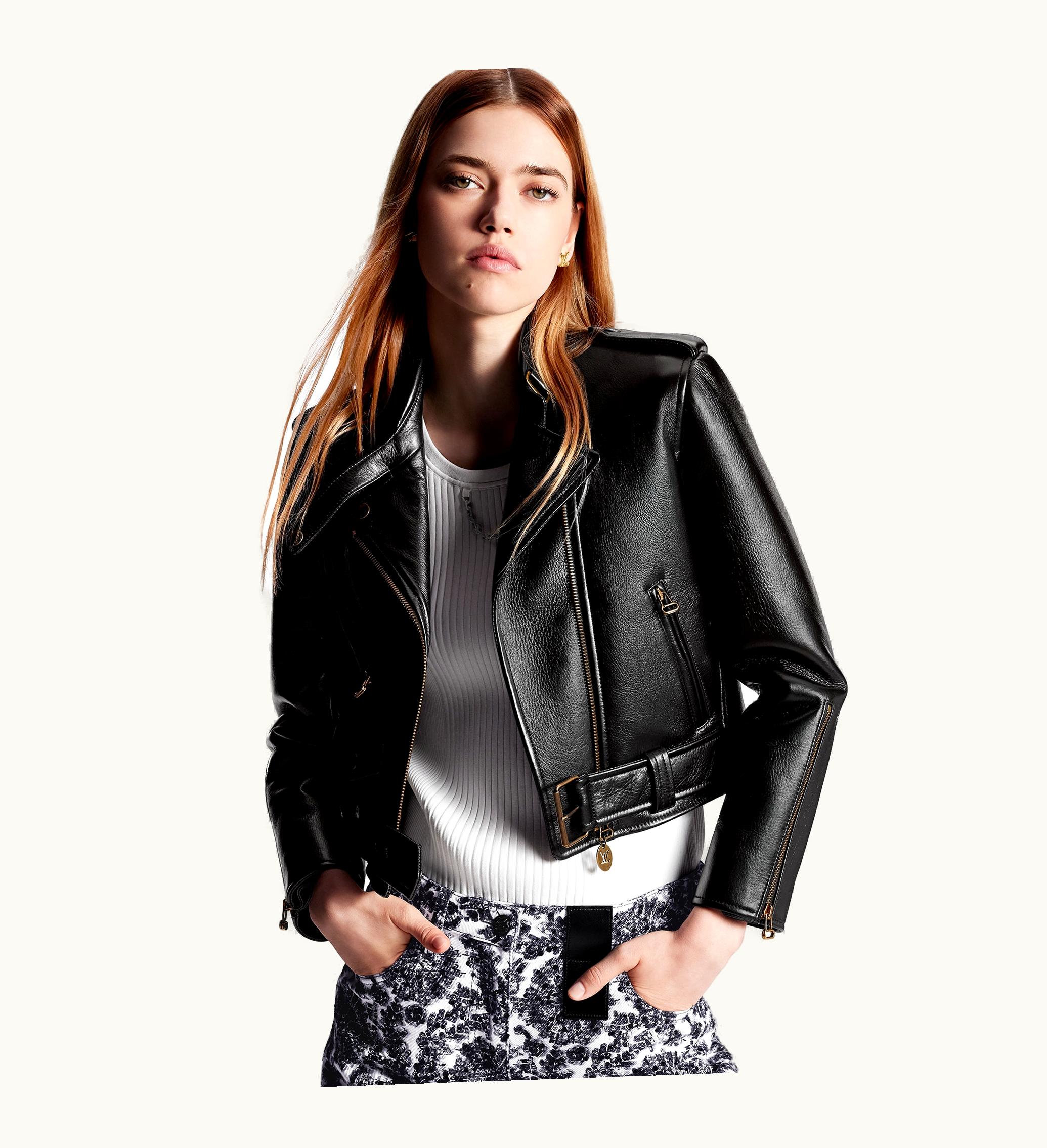 Louis Vuitton Louis Vuitton Cropped Biker Jacket