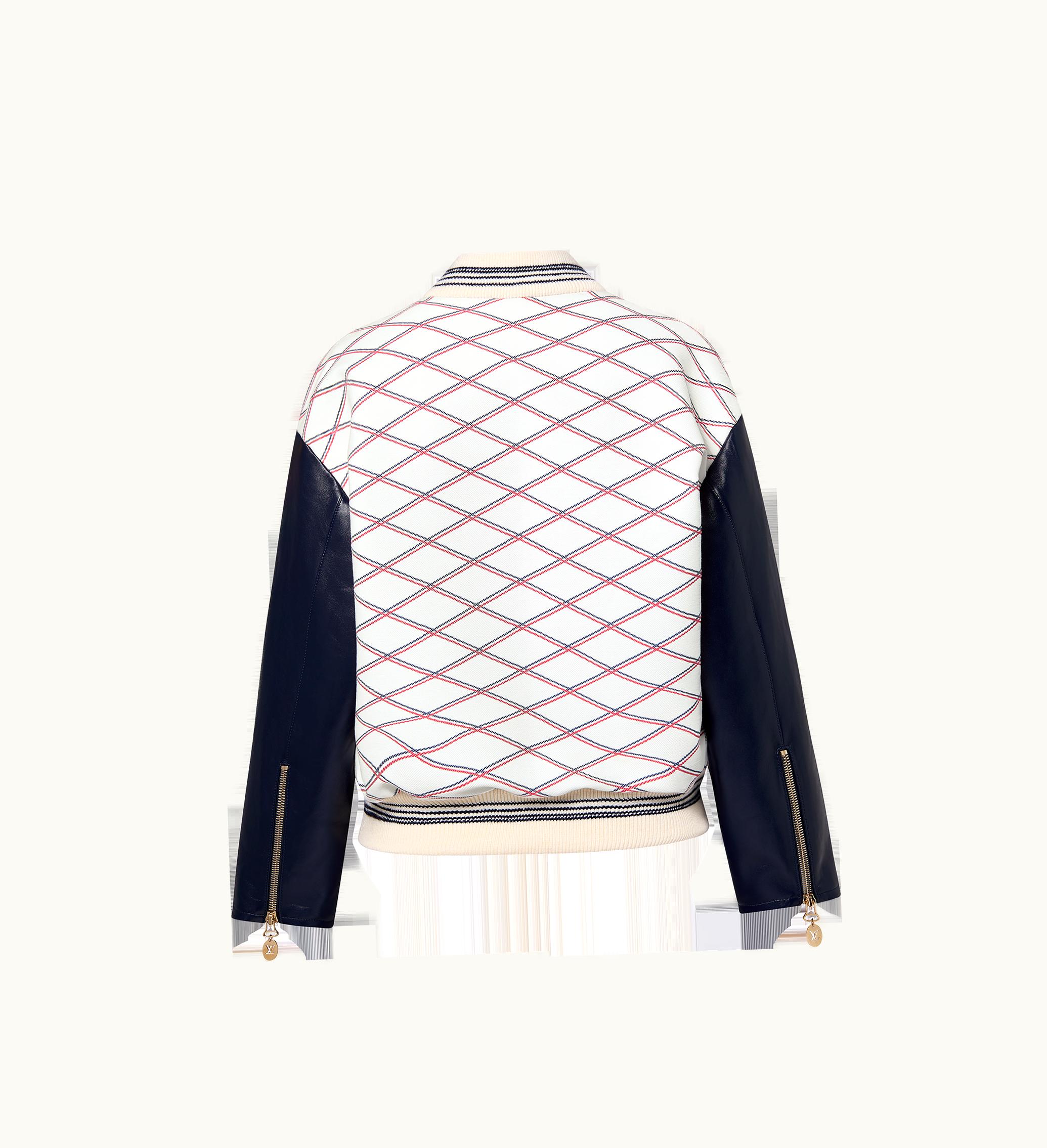 Louis Vuitton Louis Vuitton Three-Tone Malletage Varsity Jacket