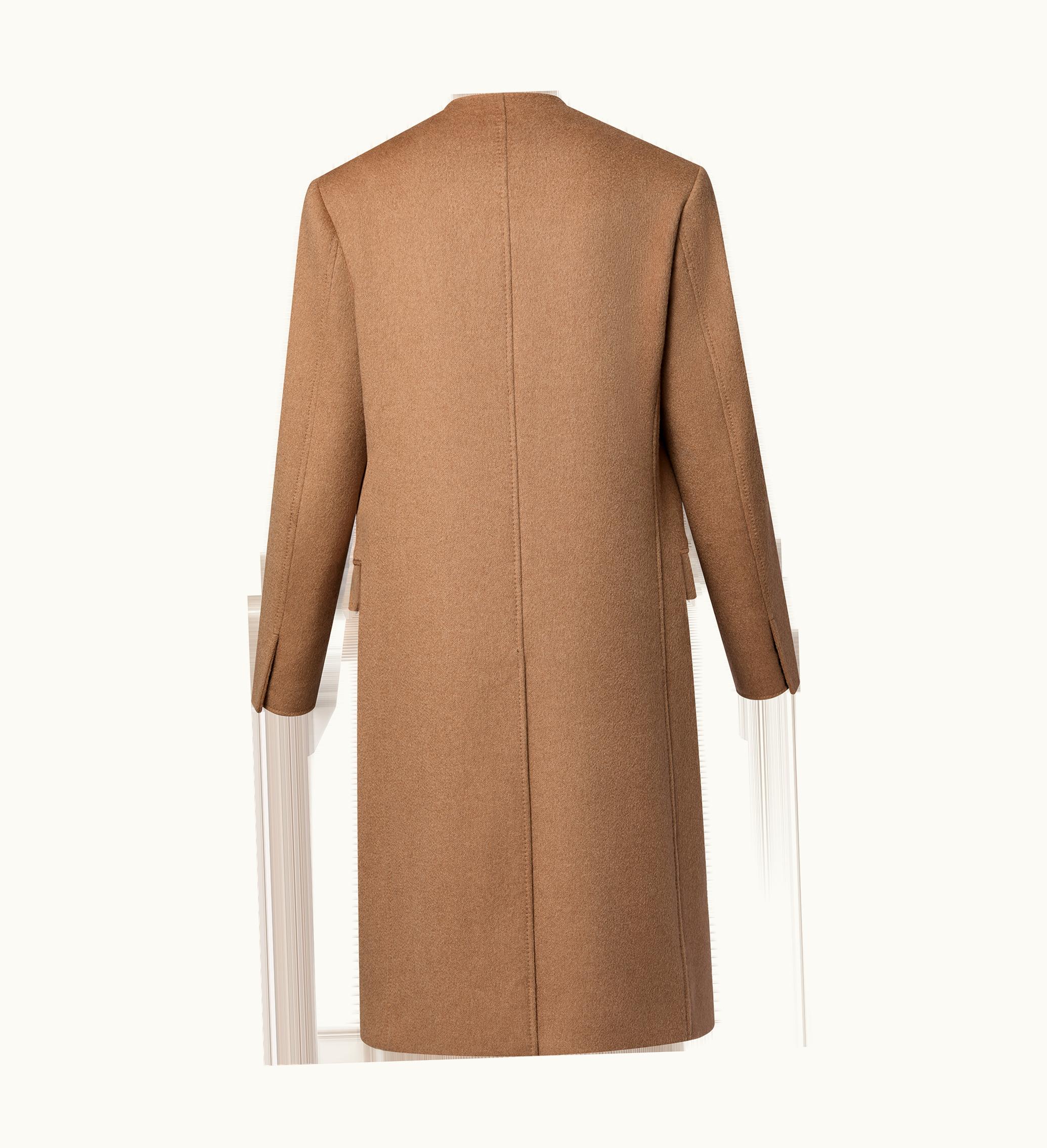 Louis Vuitton Louis Vuitton Rounded Lapel Camel Coat