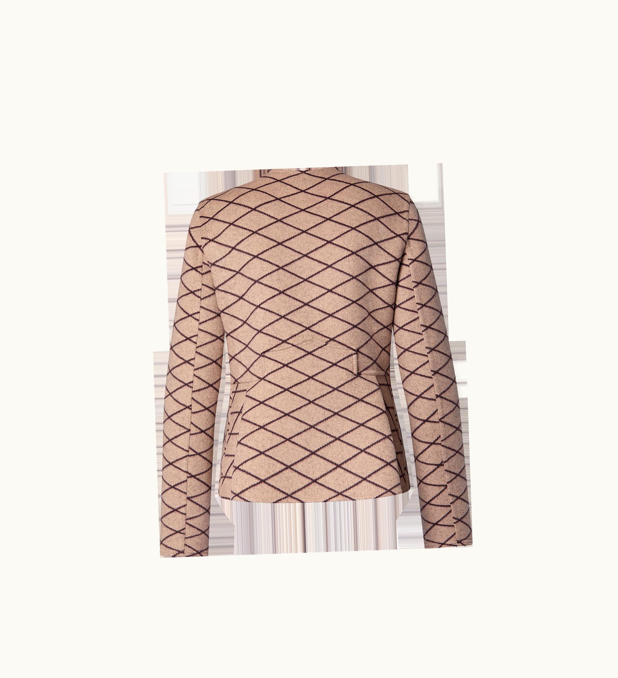 Louis Vuitton Louis Vuitton Double-Breasted Malletage Jacquard Jacket