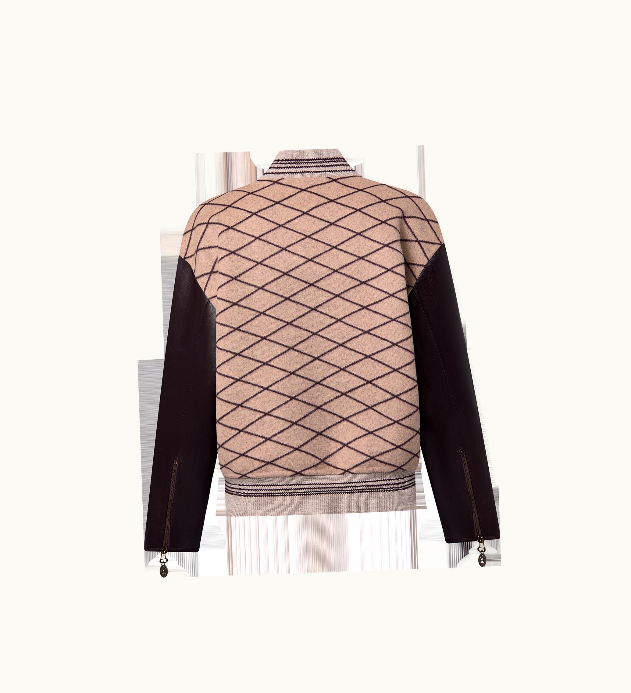 Louis Vuitton Louis Vuitton Malletage Jacquard Varsity Jacket