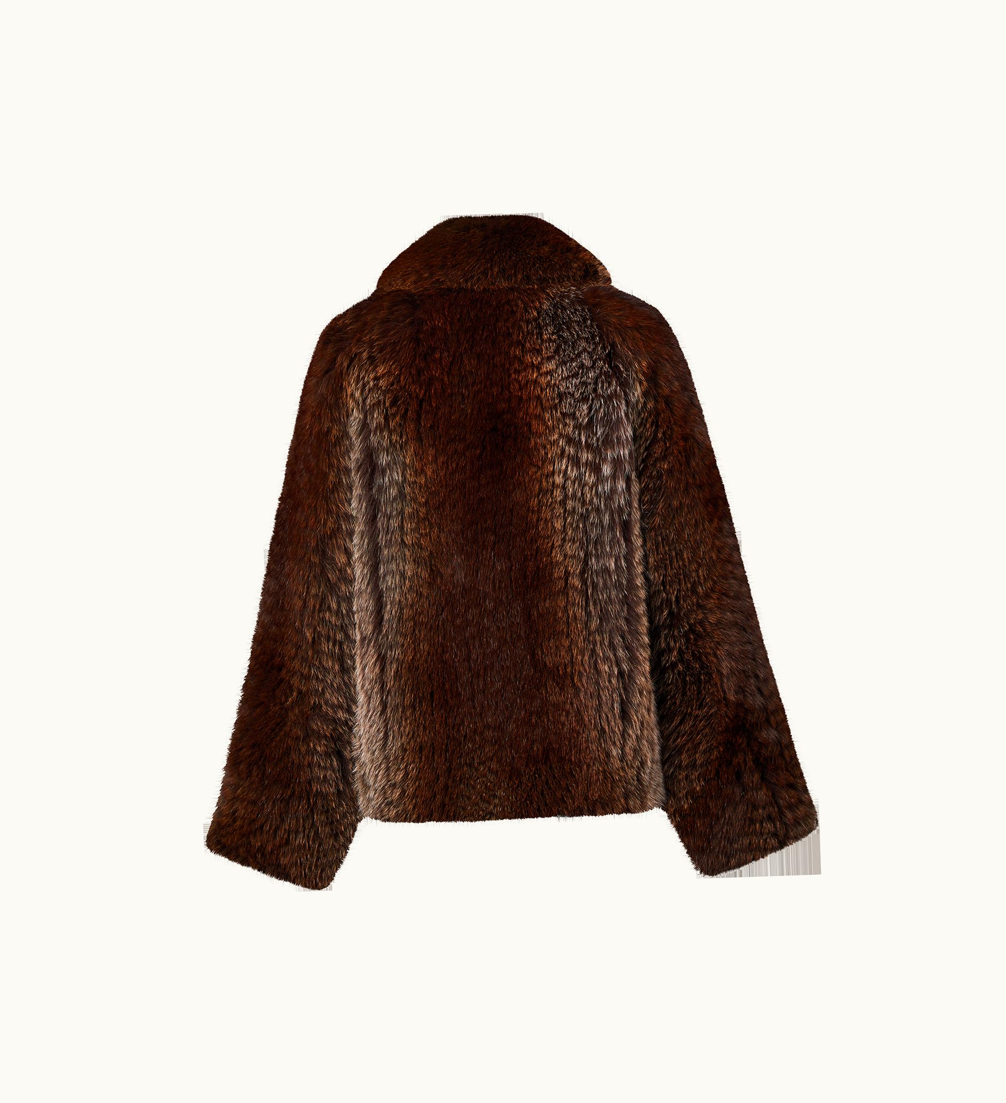 Louis Vuitton Louis Vuitton Oversized Fox Fur Jacket