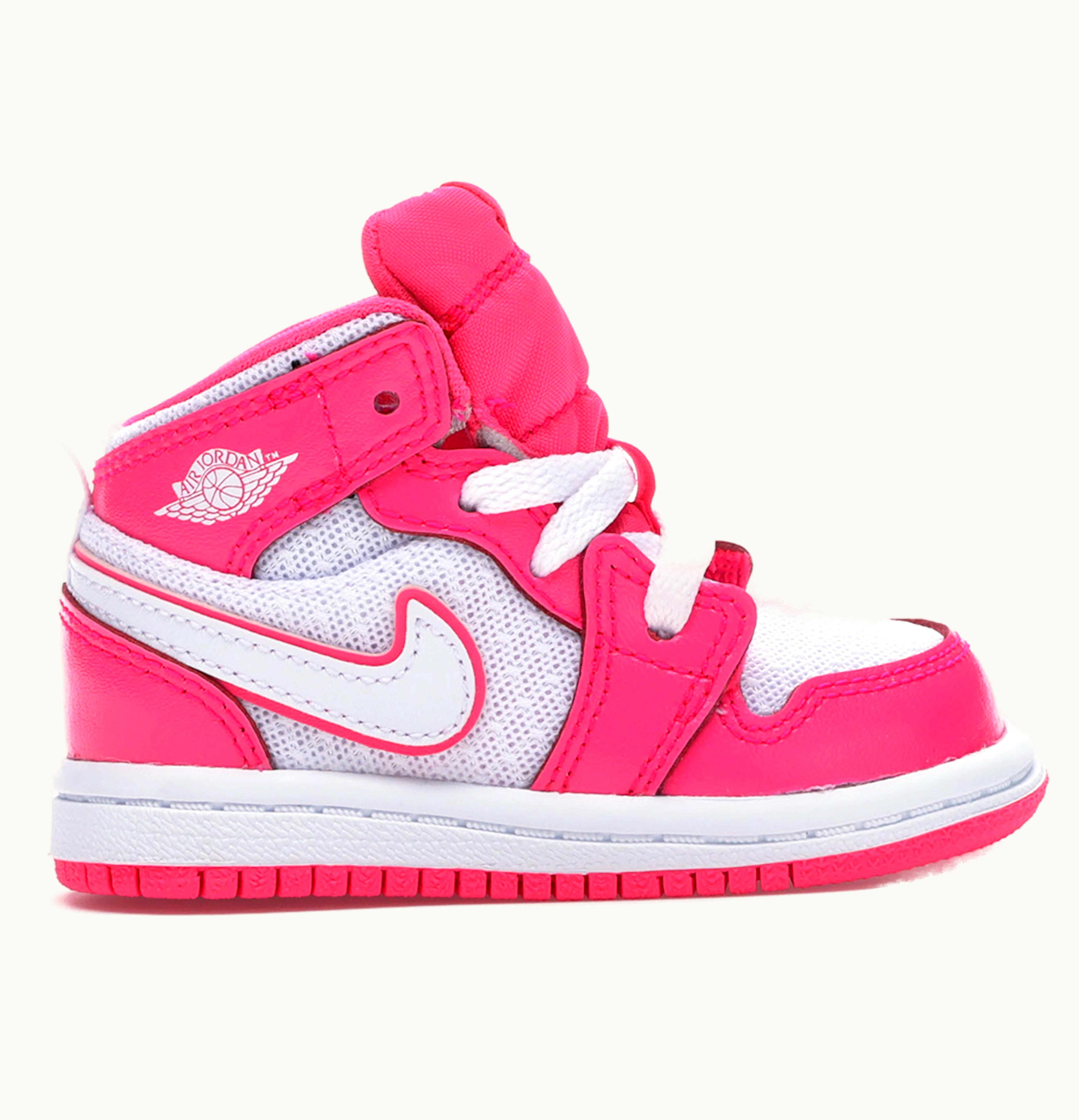 Jordan Air Jordan 1 Mid Hyper Pink White TD