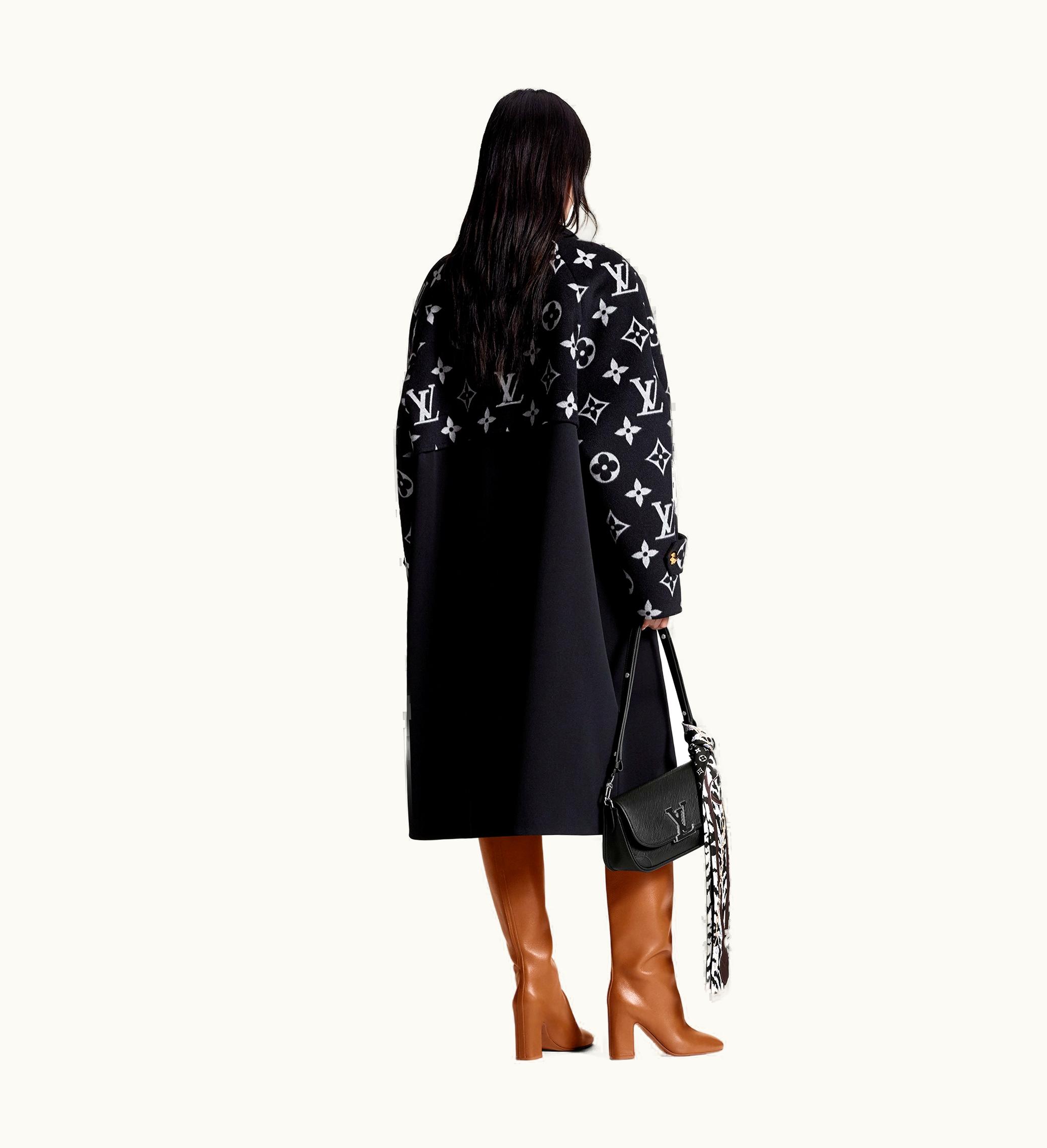 Louis Vuitton Louis Vuitton Oversized Monogram Accent Coat