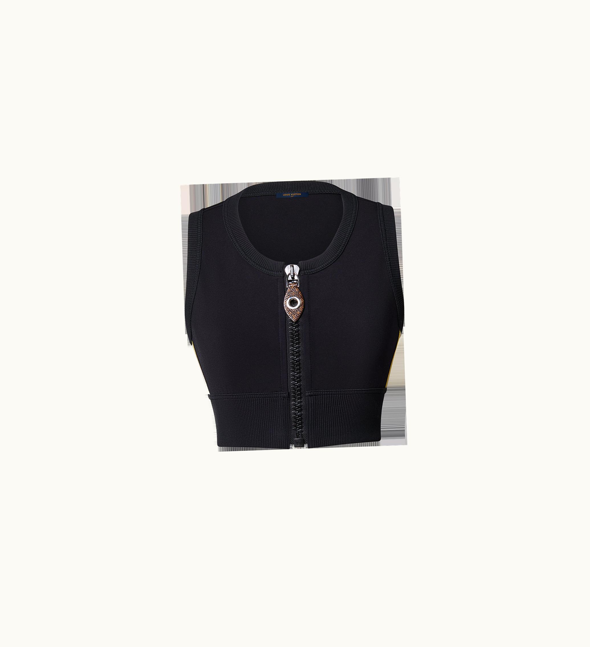 Louis Vuitton Louis Vuitton Technical Jersey Zip-Up Sports Bra