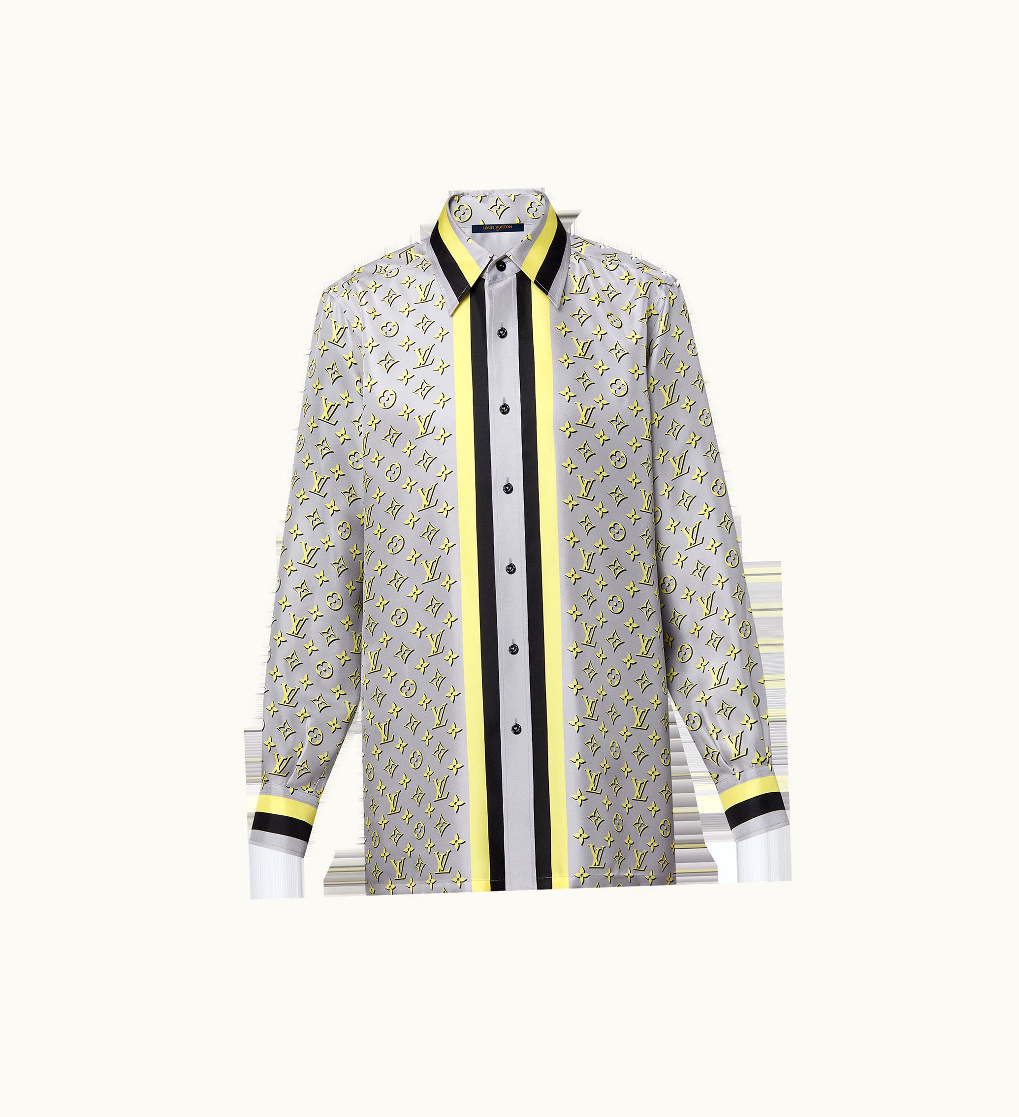 Louis Vuitton Louis Vuitton 3D Monogram Stripe Accent Pyjama Shirt