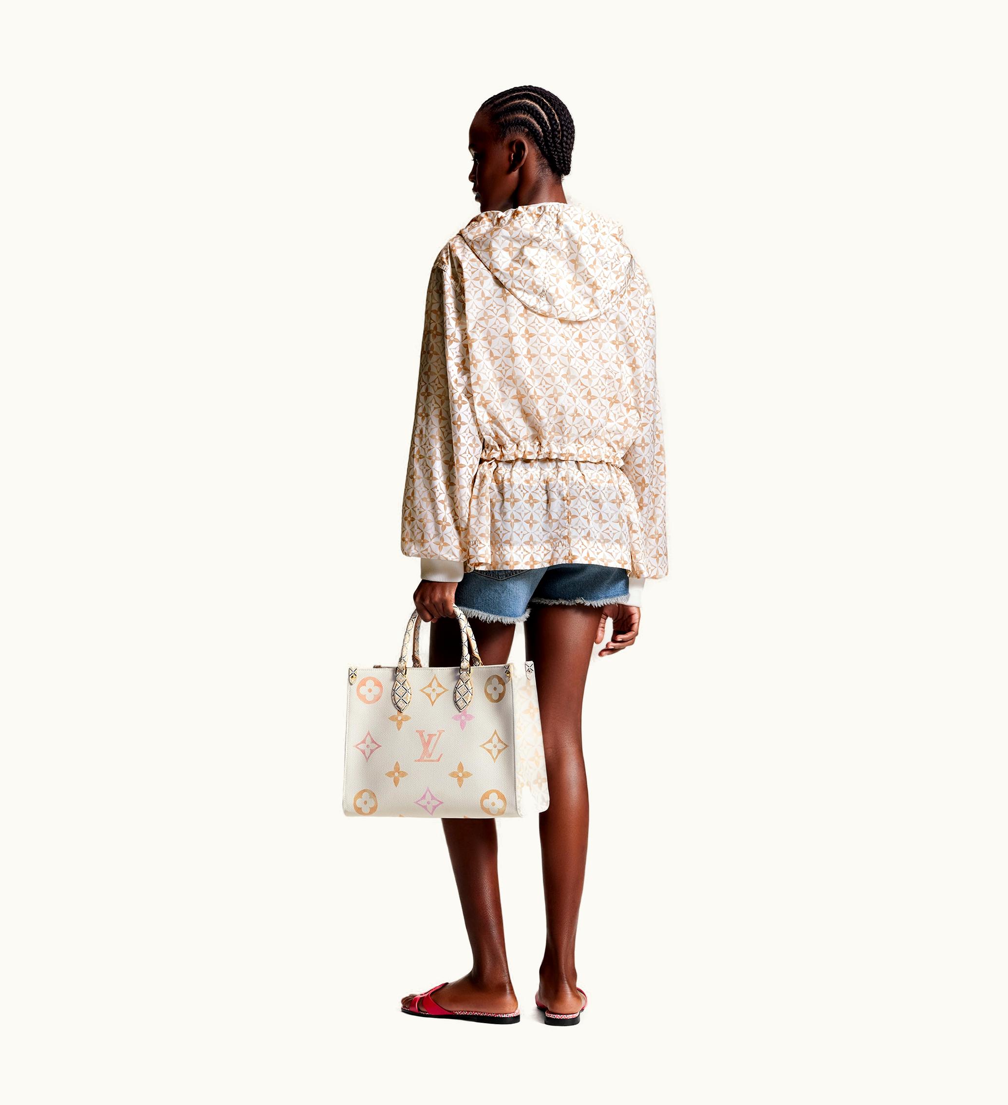 Louis Vuitton Louis Vuitton Monogram Flower Tile Short Parka