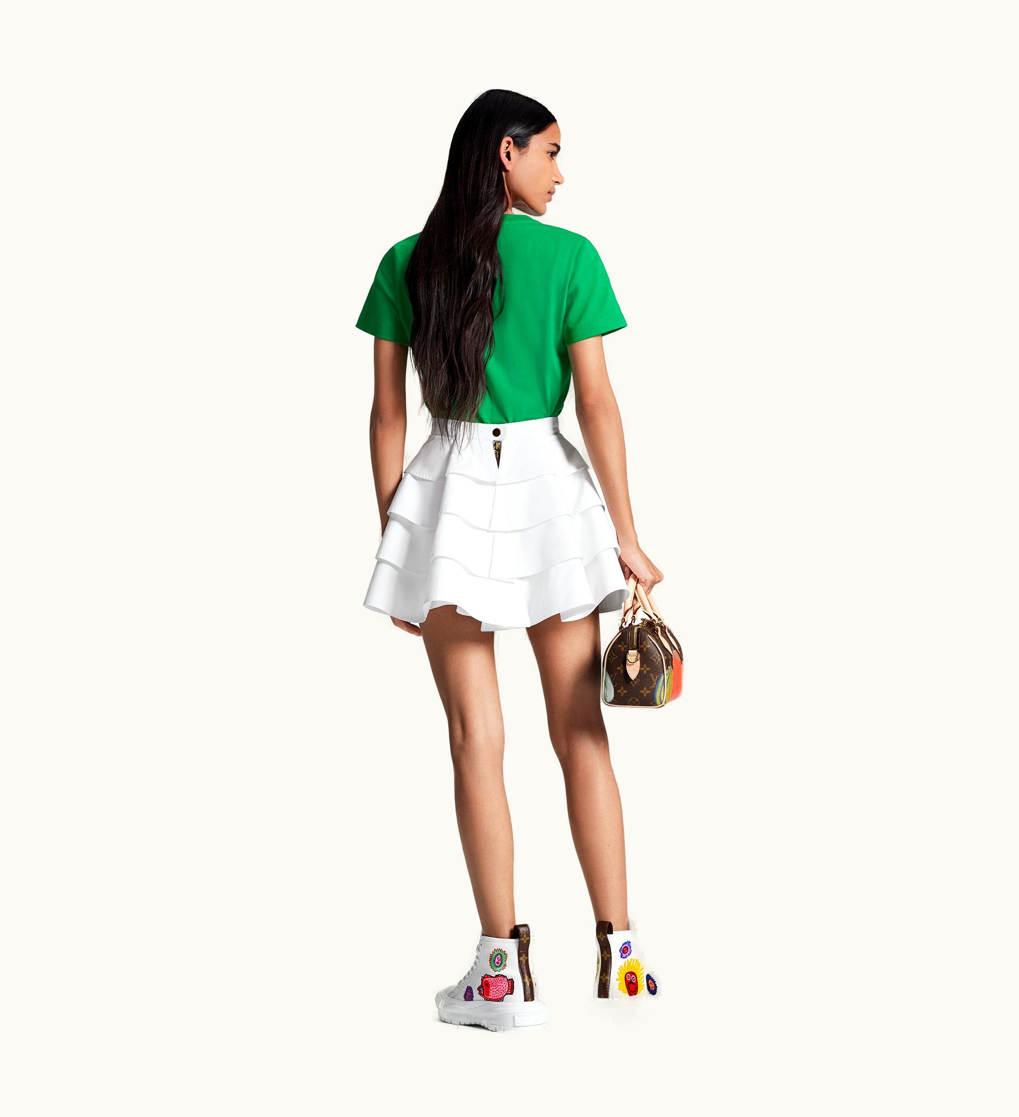 Louis Vuitton Louis Vuitton LV X Yk Crew Neck Crop Top Green