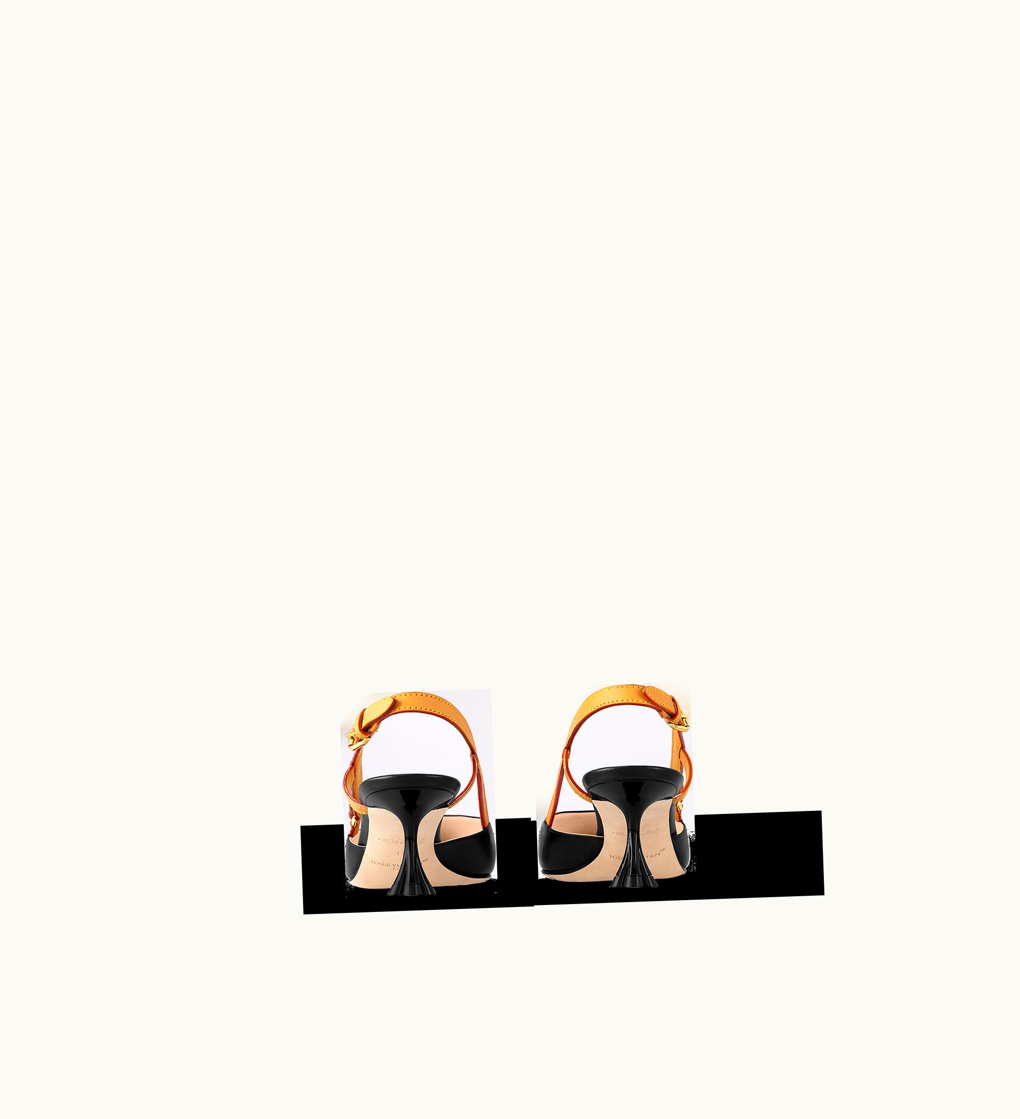 Louis Vuitton Louis Vuitton Blossom Slingbacks Black