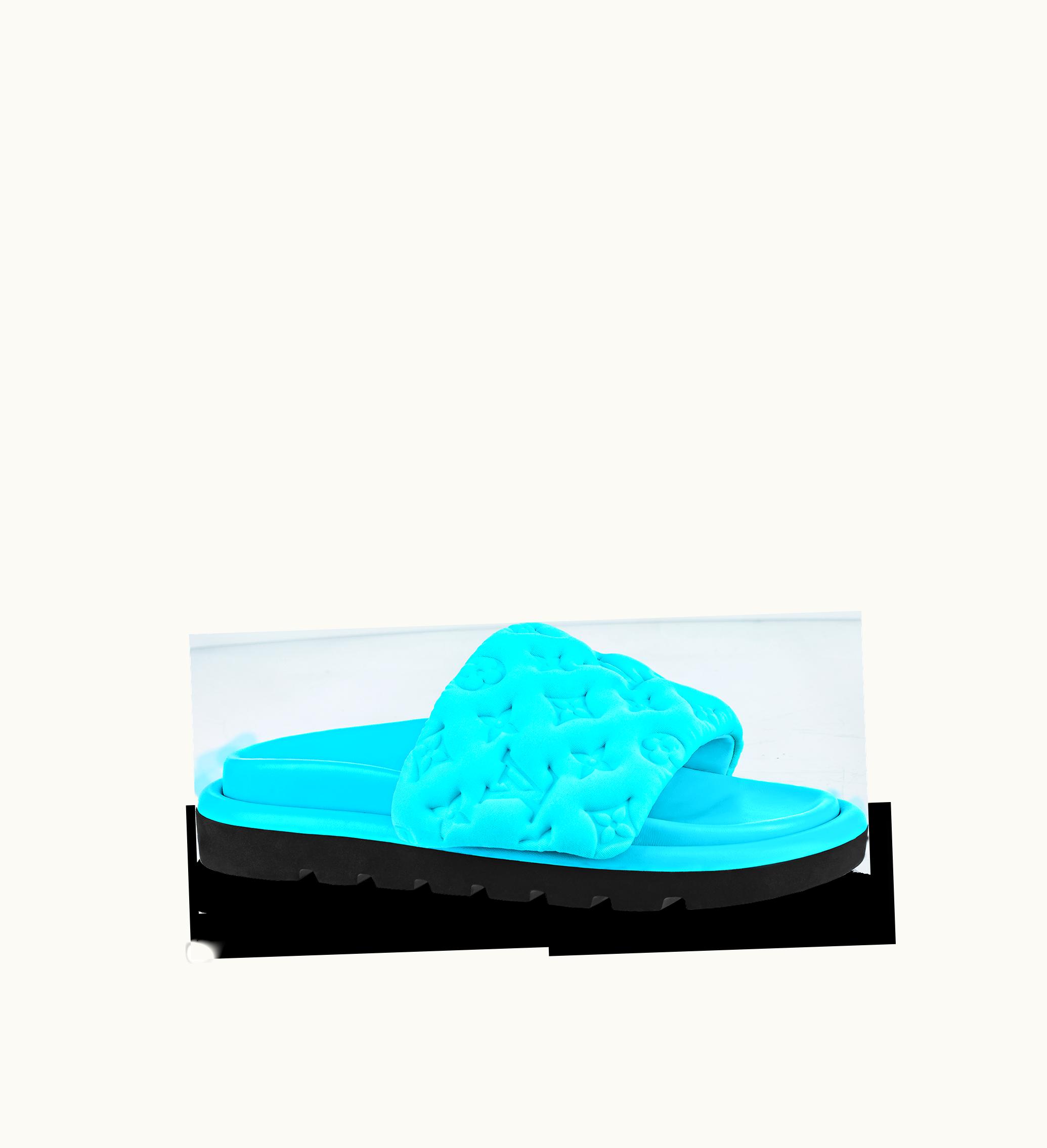 Louis Vuitton Louis Vuitton Pool Pillow Flat Comfort Mules Black