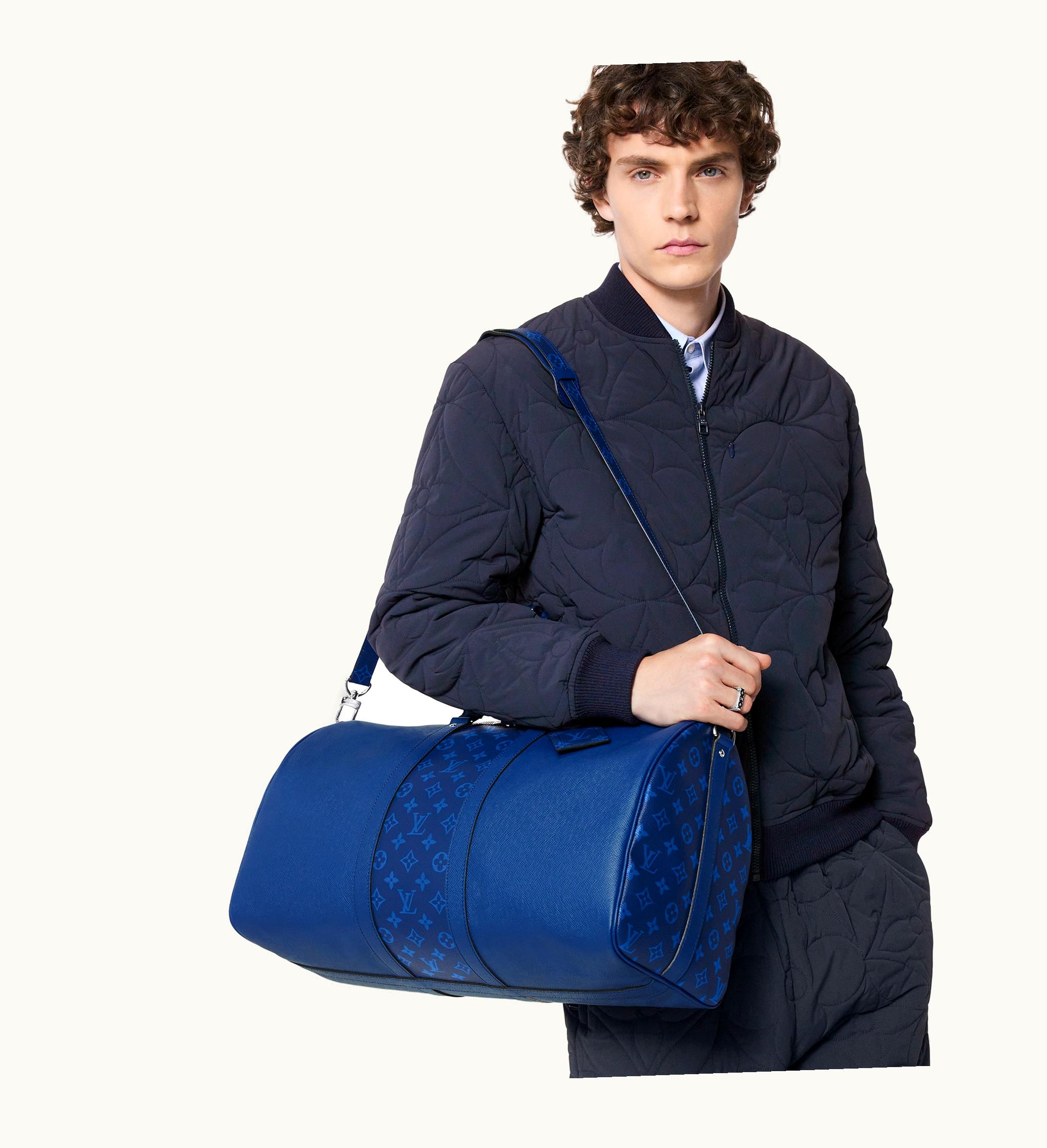 Louis Vuitton Louis Vuitton Keepall Bandoulière 50 Blue