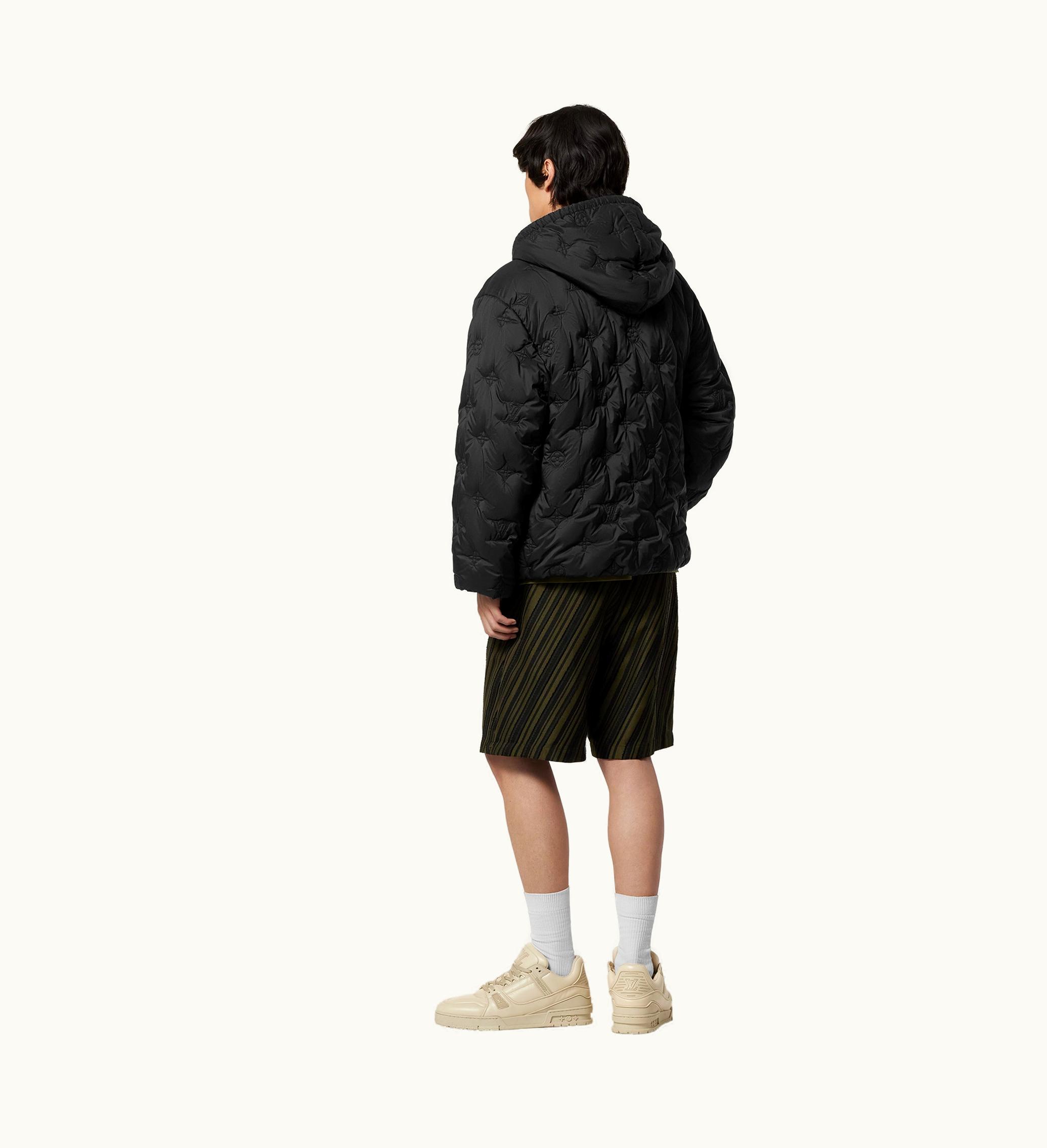 Louis Vuitton Louis Vuitton Monogram Quilted Hooded Blouson Black