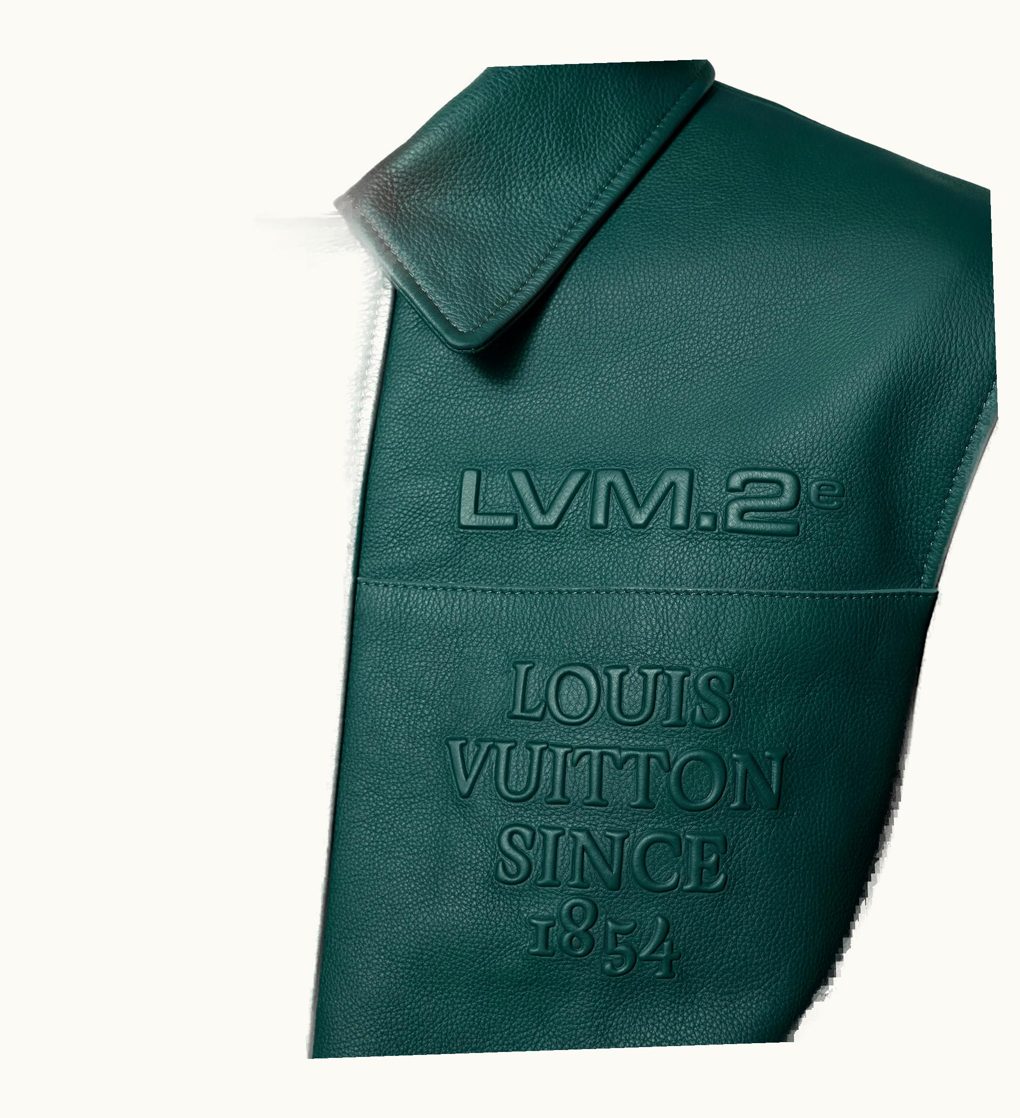 Louis Vuitton Louis Vuitton Leather Blouson Green