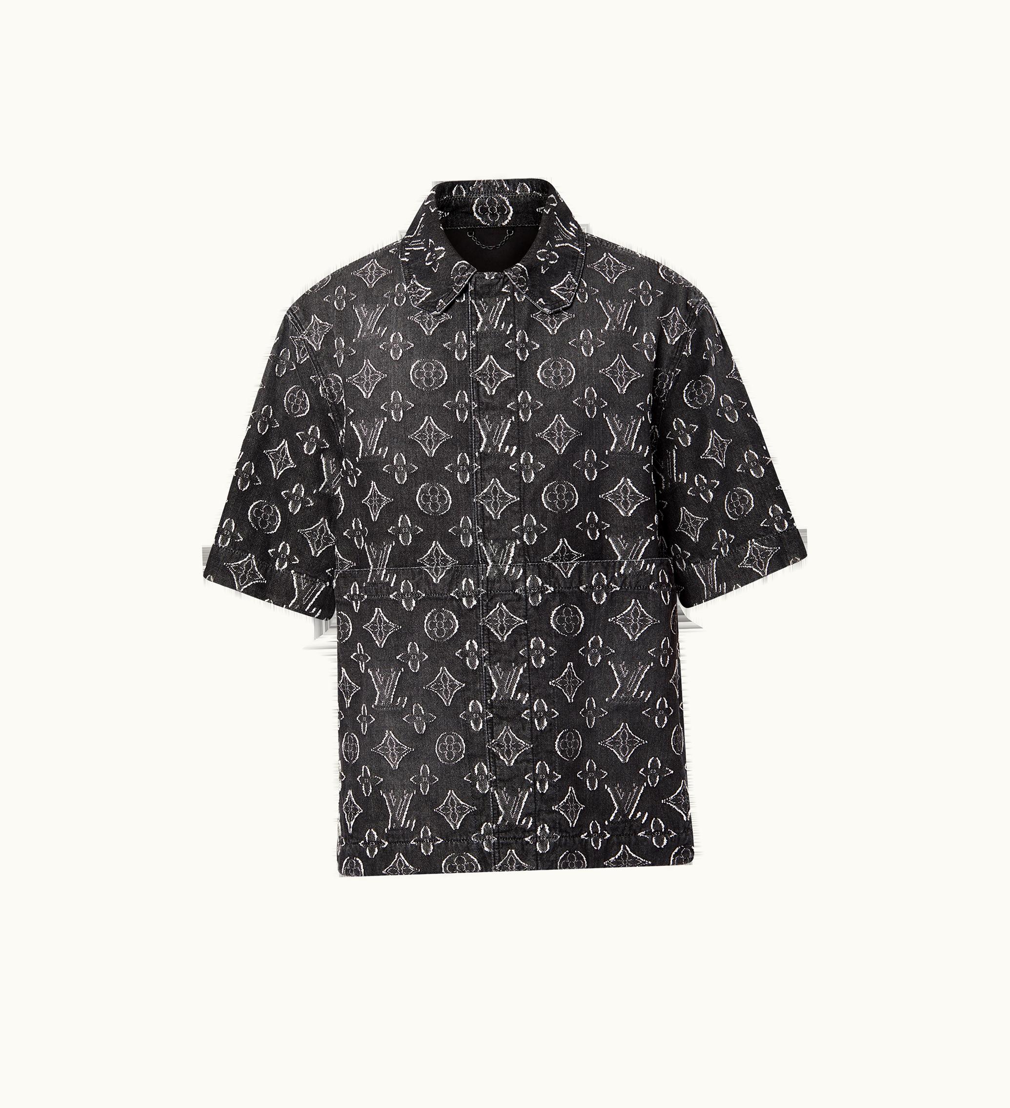 Louis Vuitton Louis Vuitton Monogram Short-Sleeved Chambray Shirt