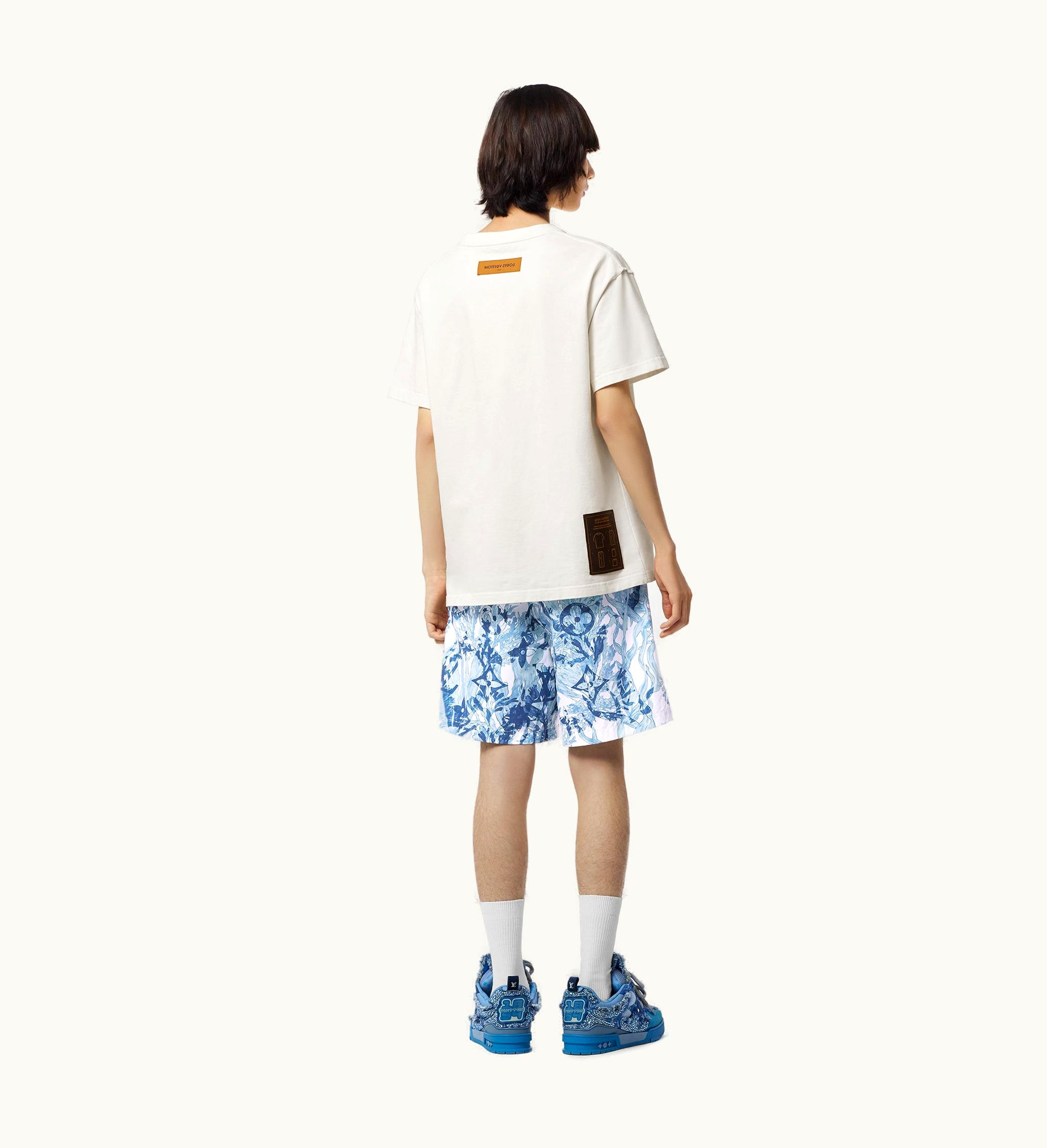 Louis Vuitton Louis Vuitton Printed Nylon Swim Shorts