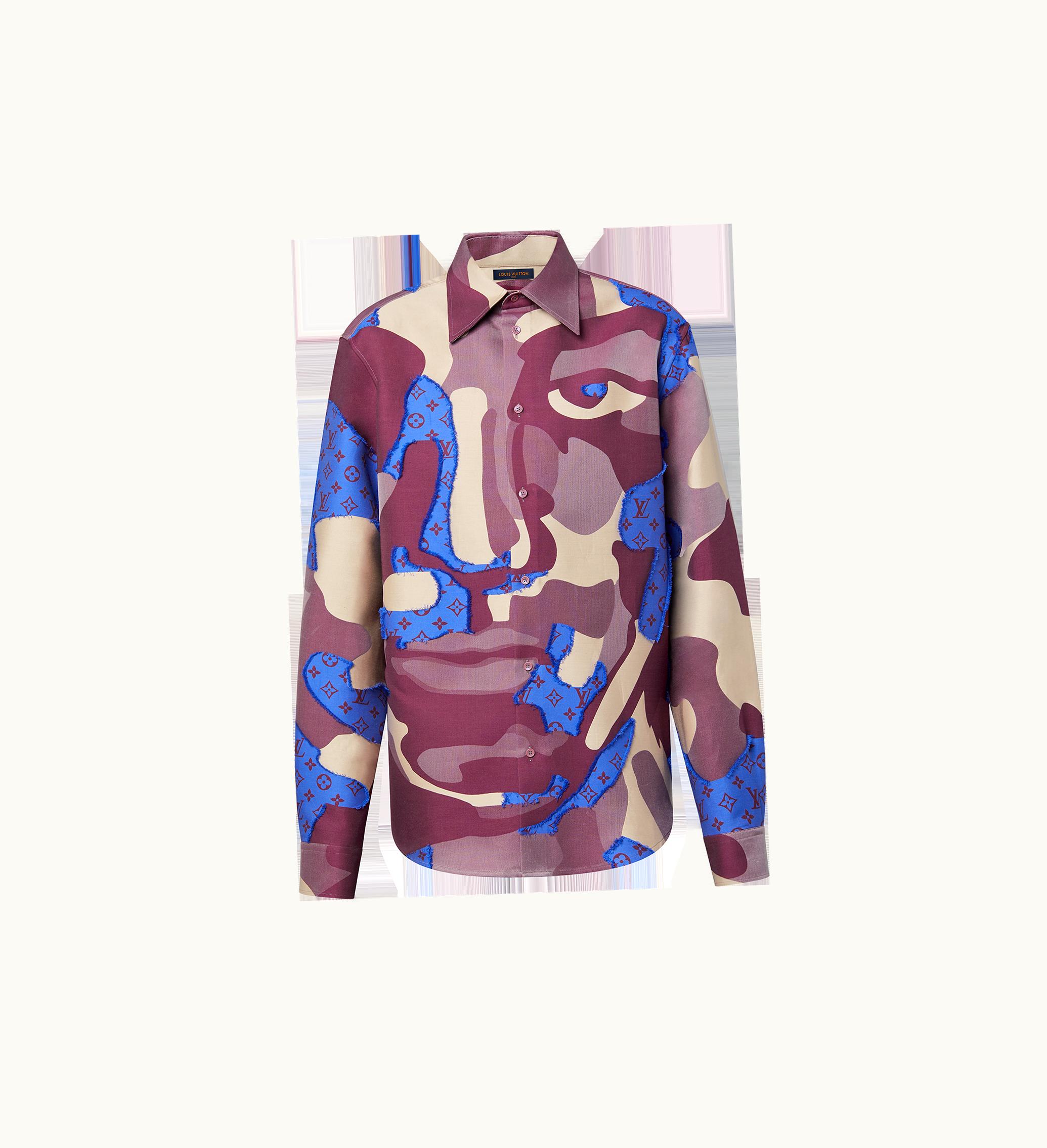 Louis Vuitton Louis Vuitton Printed Cotton Fil Coupé Overshirt