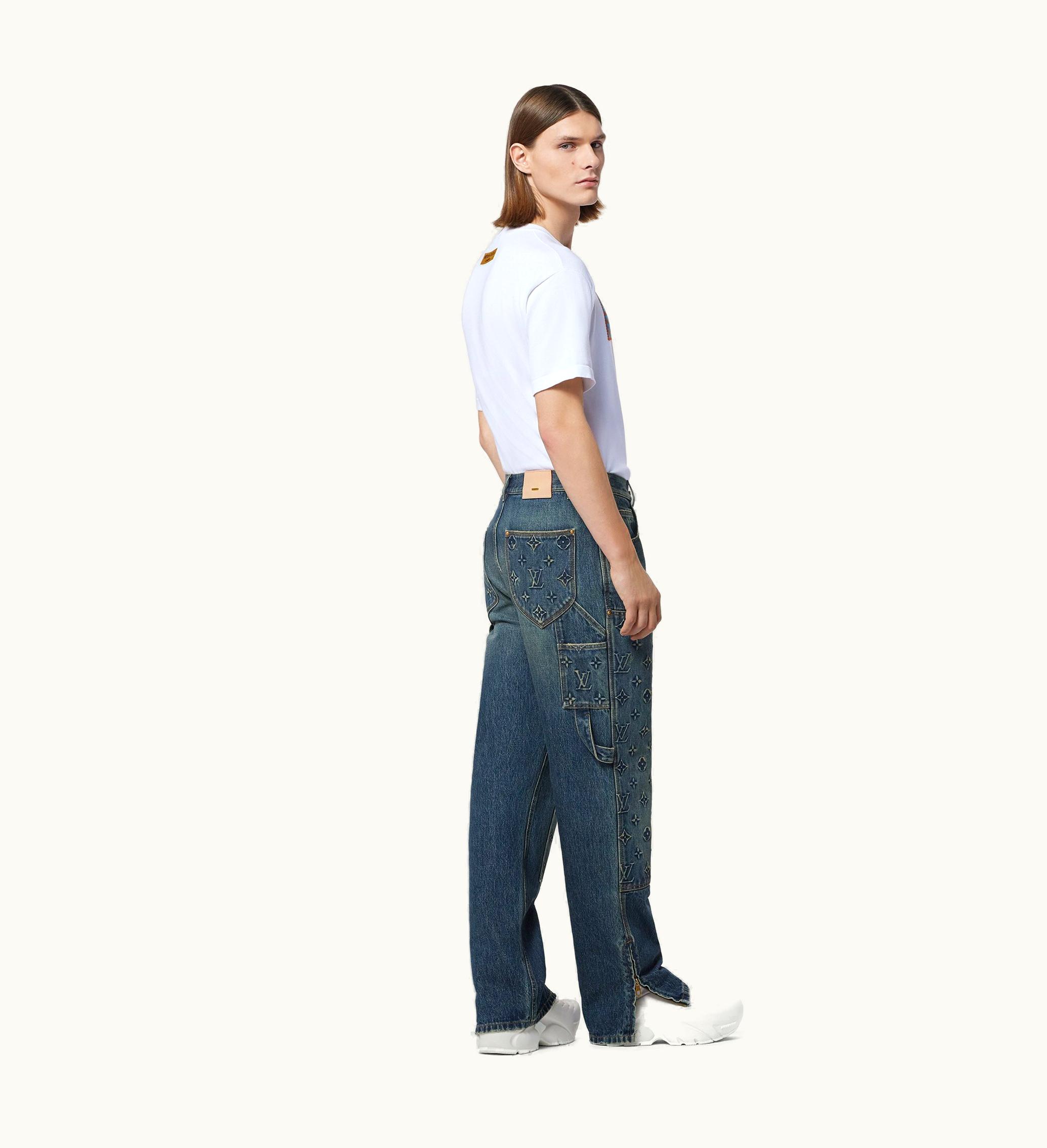 Louis Vuitton Louis Vuitton Workwear Denim Carpenter Trousers