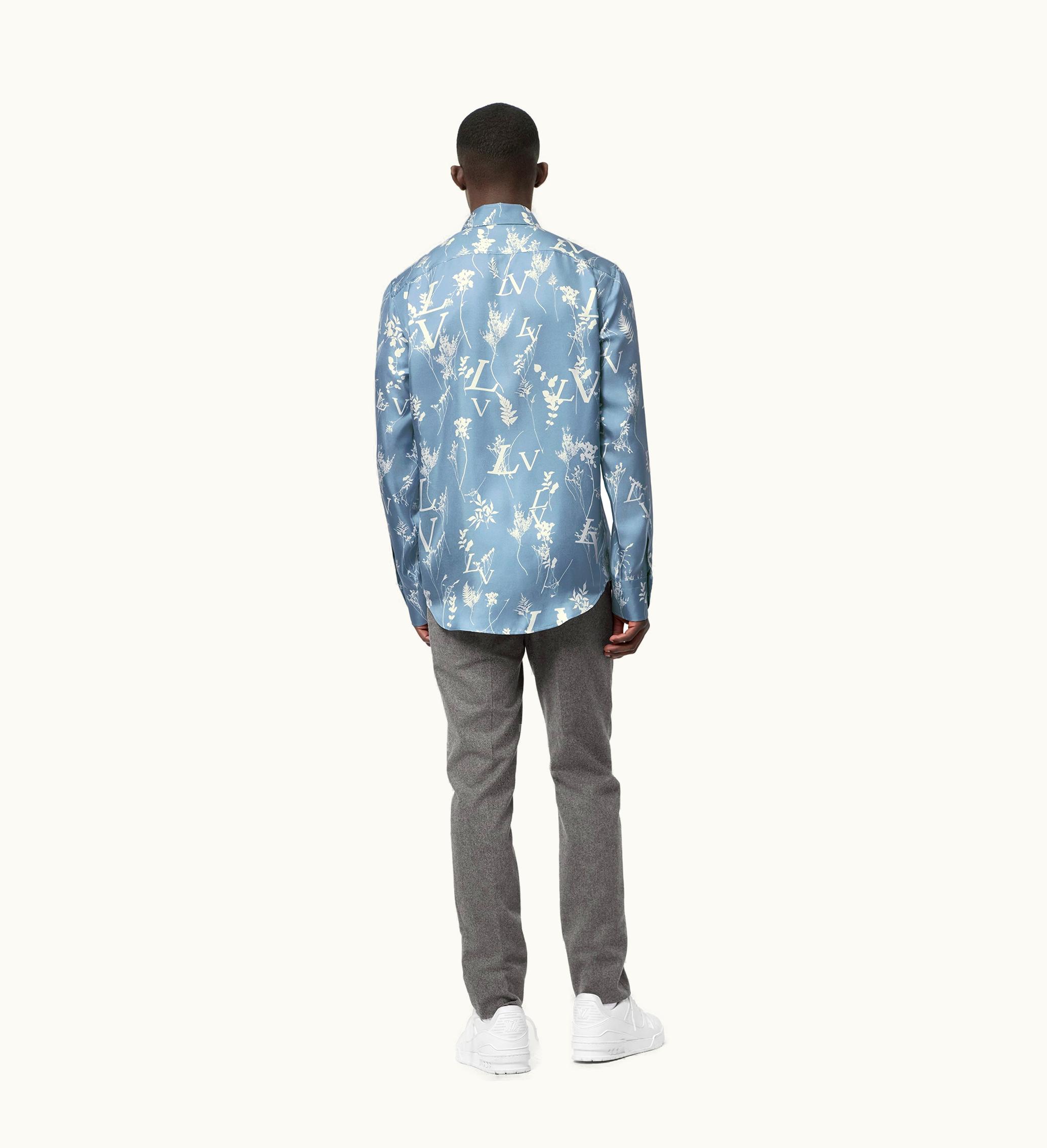Louis Vuitton Louis Vuitton LV Printed Leaf Regular Shirt
