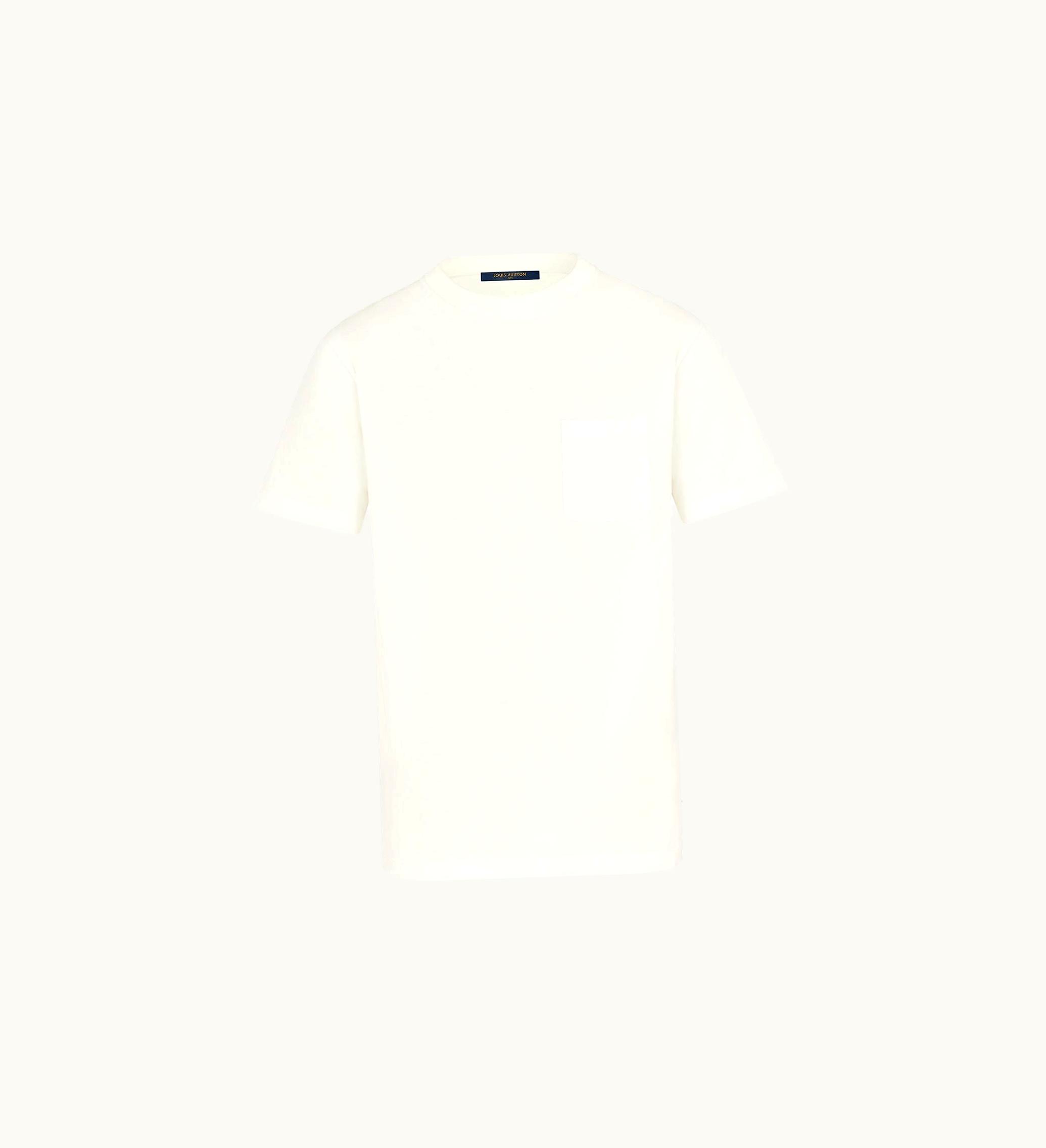 Louis Vuitton Louis Vuitton Half Damier Pocket T-Shirt Blue