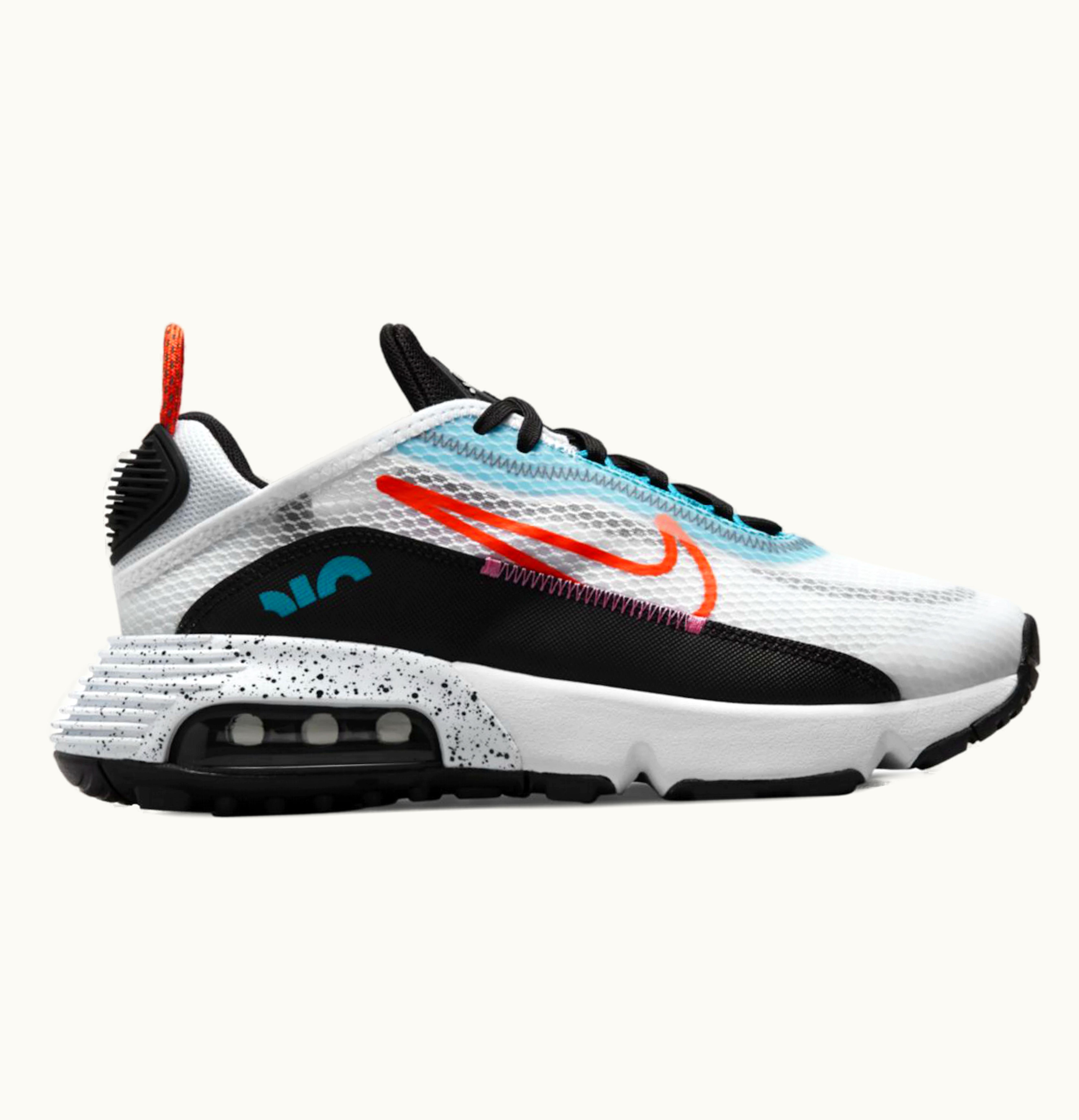 Nike Nike Air Max 2090 White Turf Orange Speckled GS
