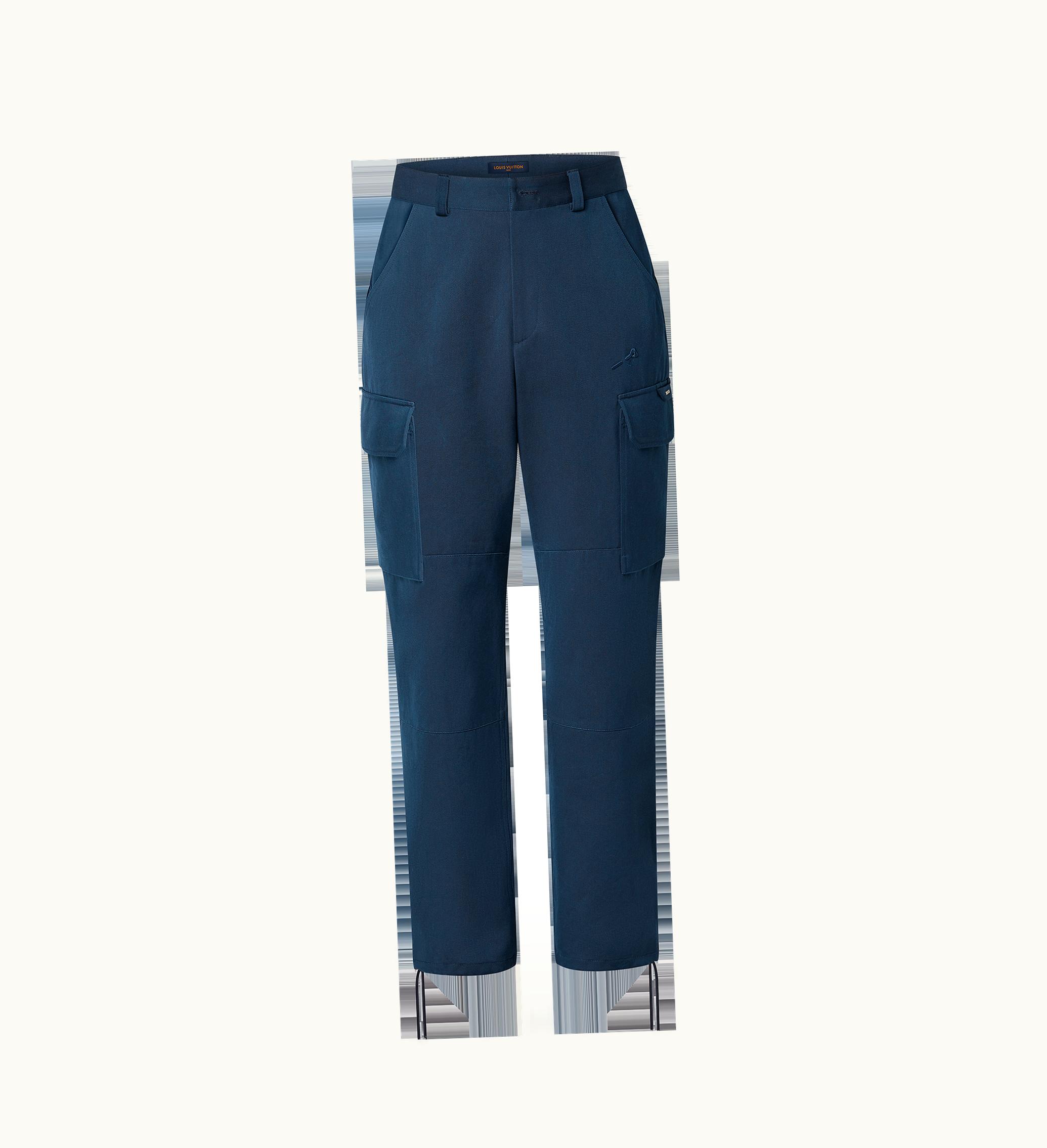 Louis Vuitton Louis Vuitton Lvse Panelled Cargo Trousers Green