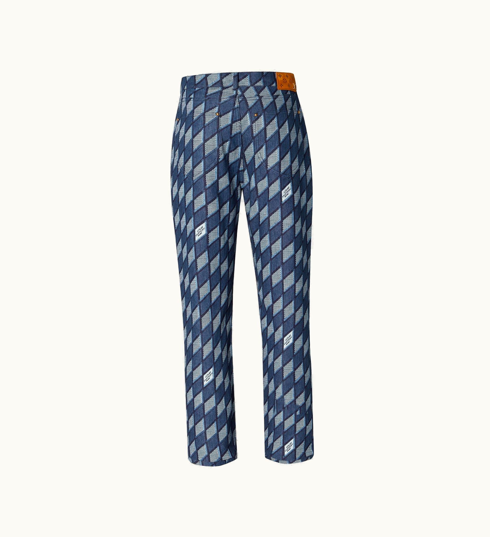 Louis Vuitton Louis Vuitton Regular Denim Trousers Blue