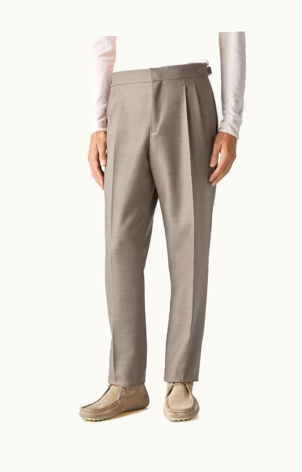 Loro Piana Loro Piana Tailor Trousers Liquorice Stick