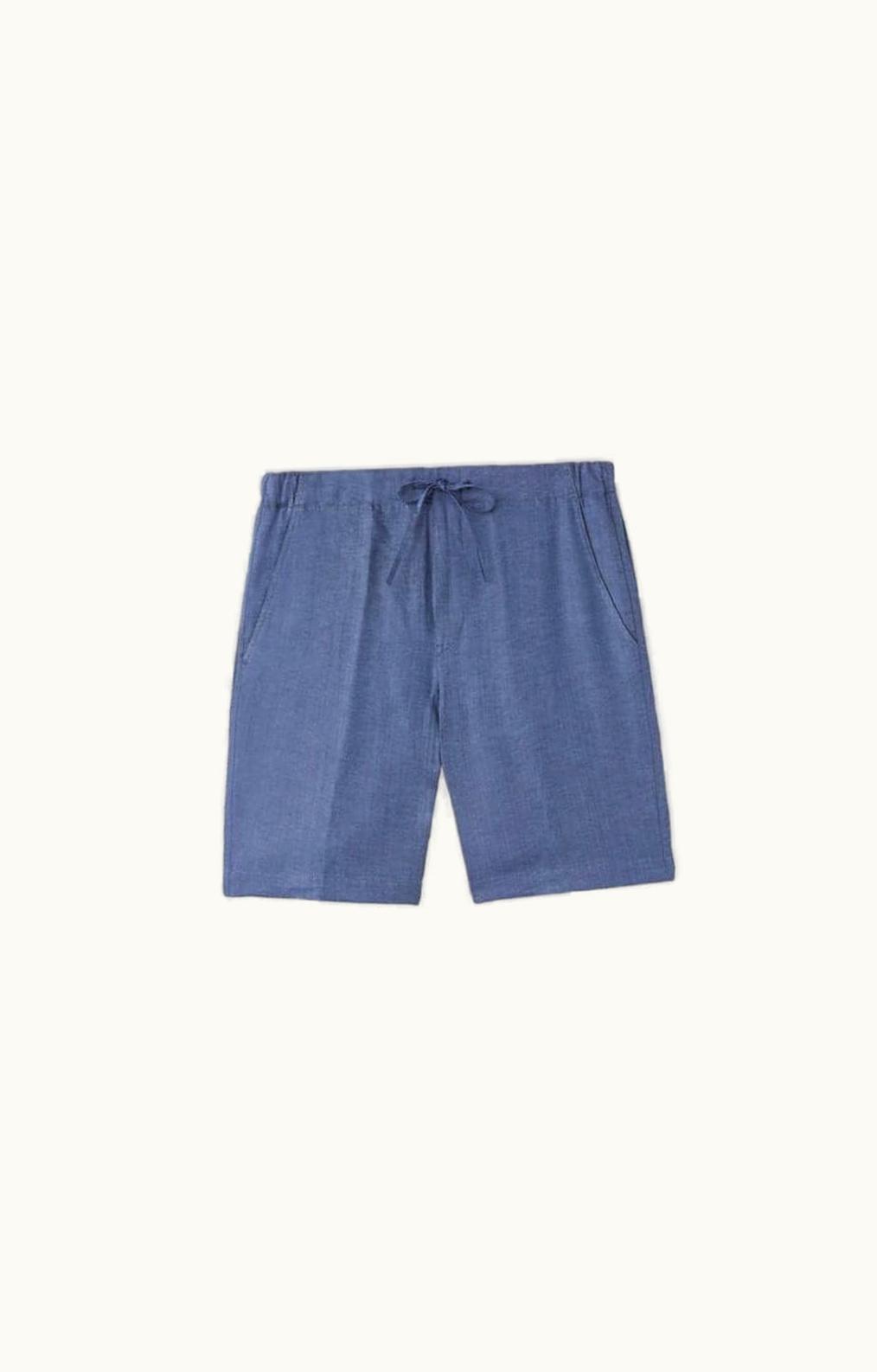 Loro Piana Loro Piana Flat Bermuda Shorts Stillwater Blue