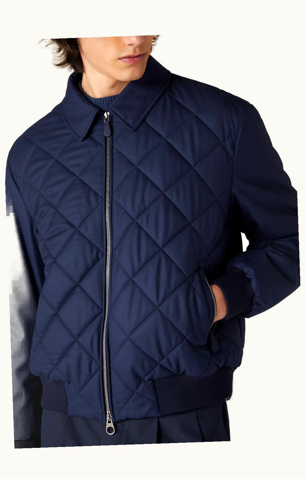 Loro Piana Loro Piana Ampay Bomber Navy Blue