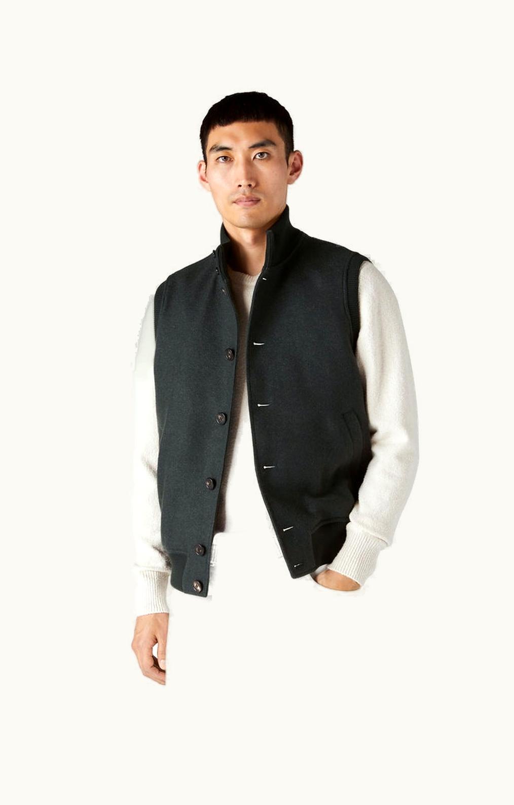 Loro Piana Loro Piana Carry Gilet Tram Green