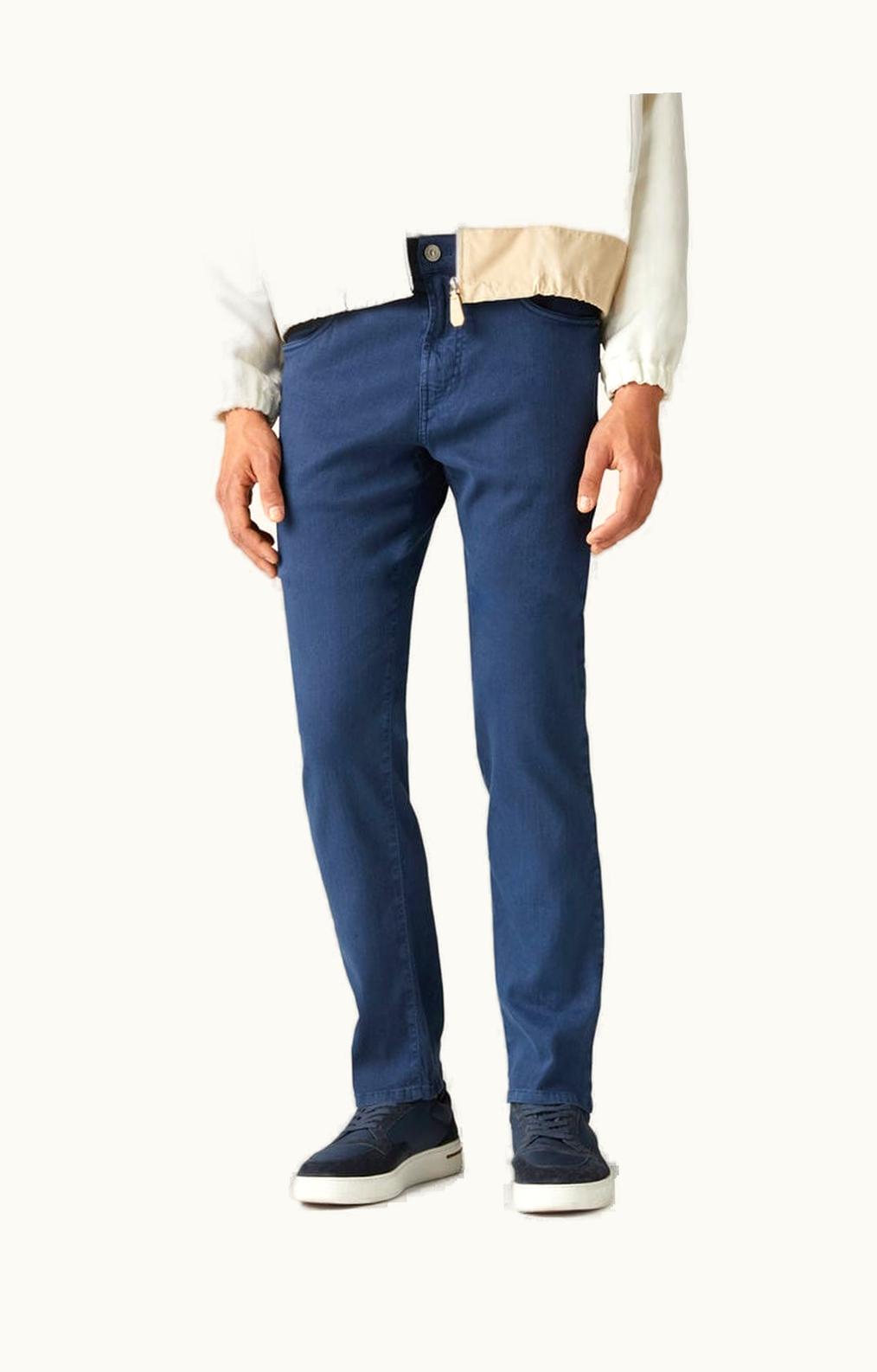 Loro Piana Loro Piana Quarona Five-Pocket Trousers Deep Ocean Depths