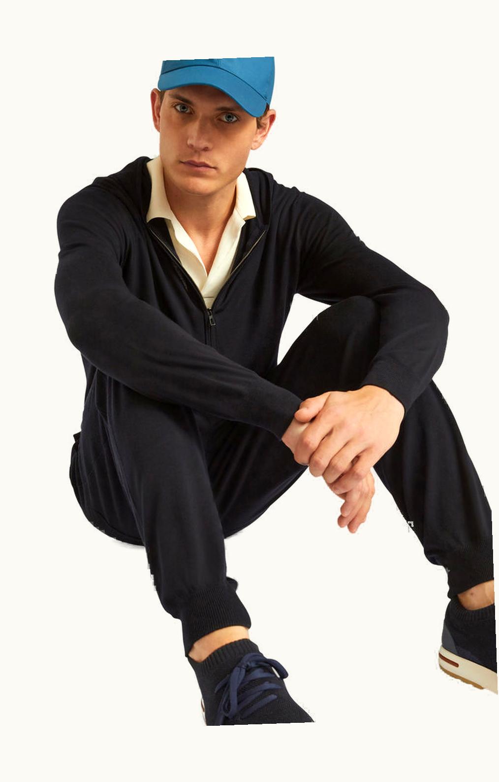 Loro Piana Loro Piana The Gift Of Kings® Somertone Trousers Navy Blue