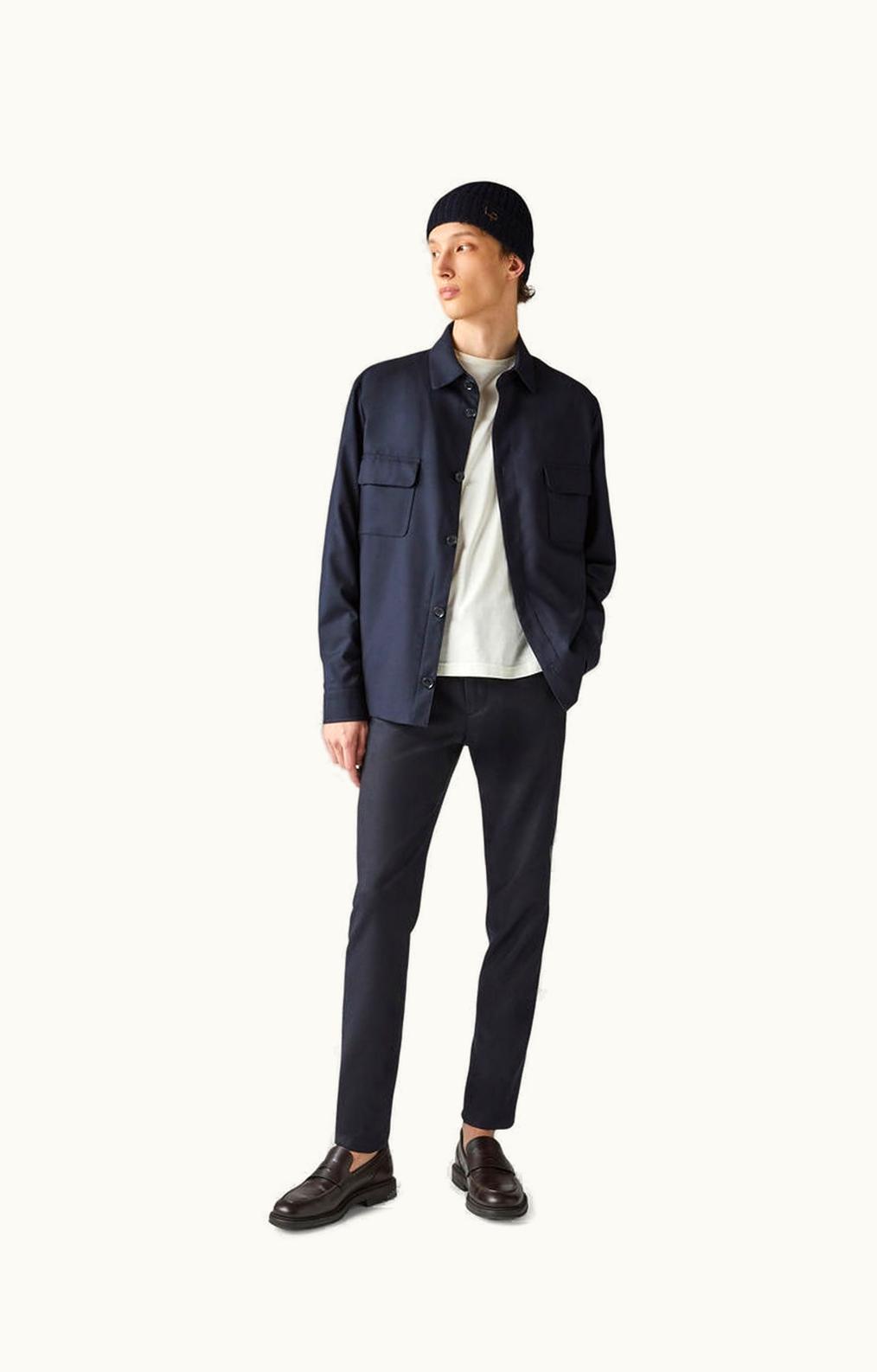 Loro Piana Loro Piana The Gift Of Kings® Gokmate Overshirt Navy Blue