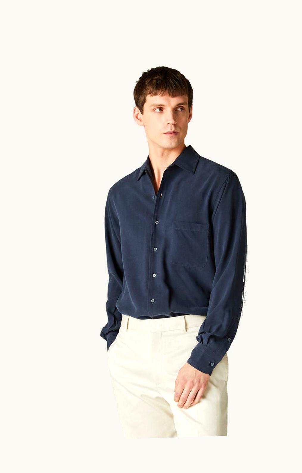 Loro Piana Loro Piana André Shirt Navy Blue