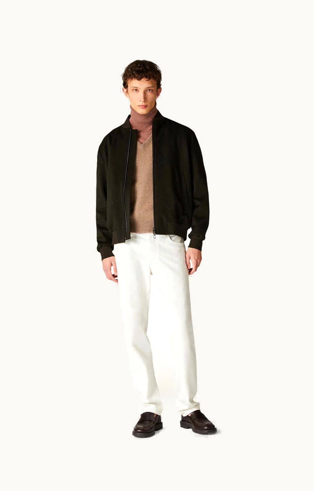 Loro Piana Loro Piana Loro V-Neck Jumper Grain Brown Mel