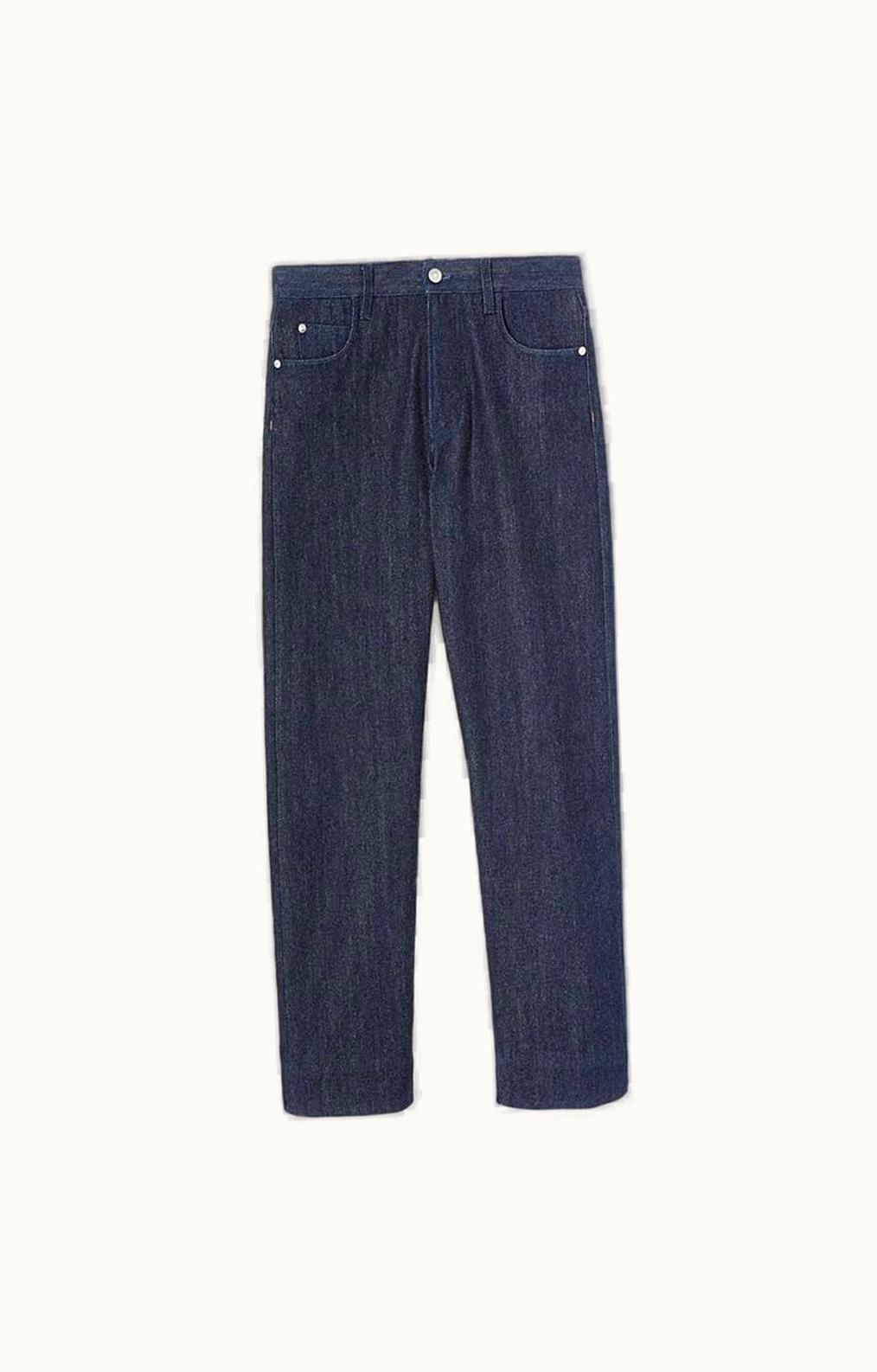 Loro Piana Loro Piana Quarona Five-Pocket Trousers Shadow Blue