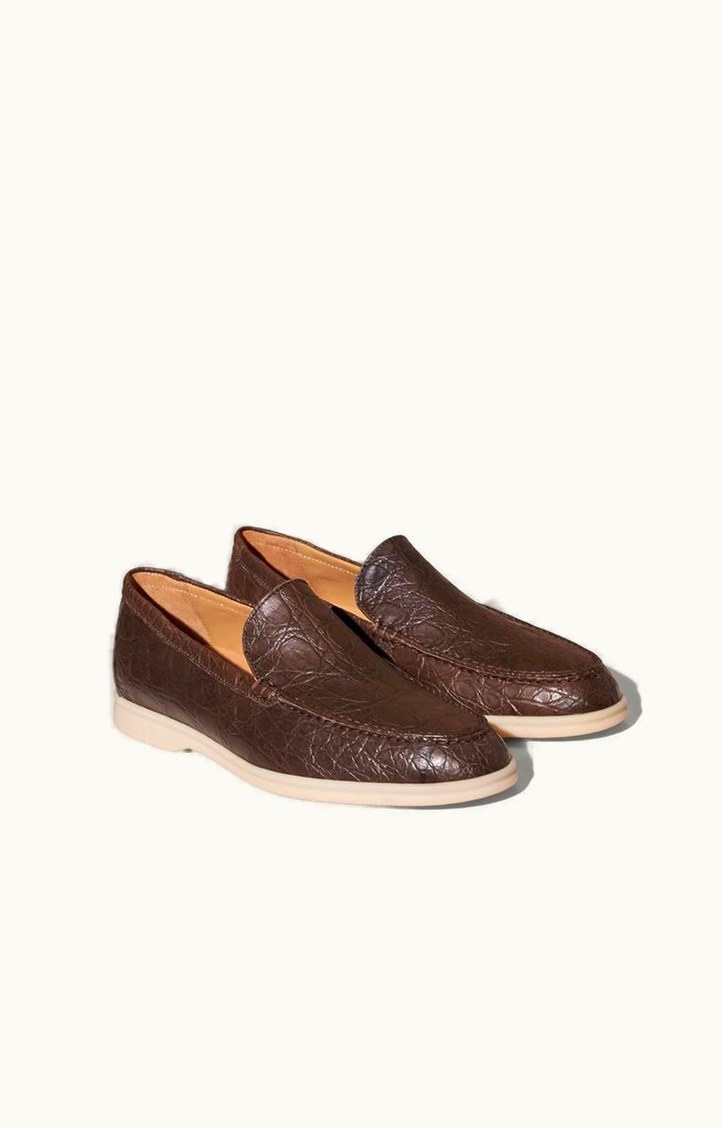 Loro Piana Loro Piana Summer Walk Moccasin Warm Gray