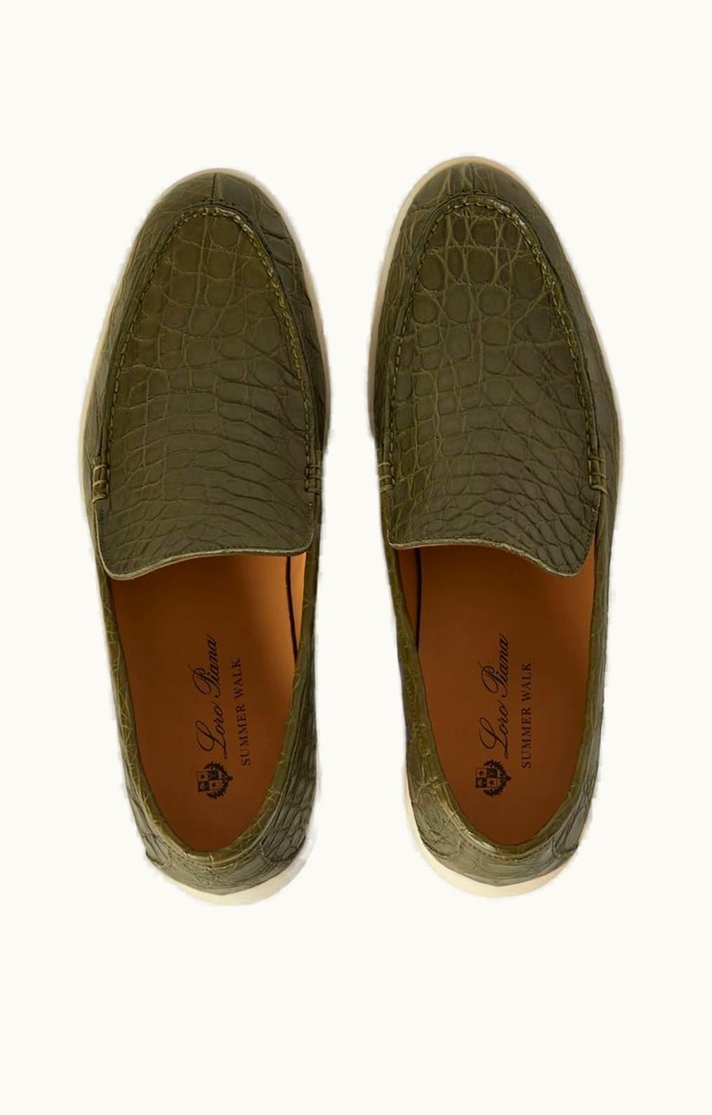 Loro Piana Loro Piana Summer Walk Moccasin Summer Khaki