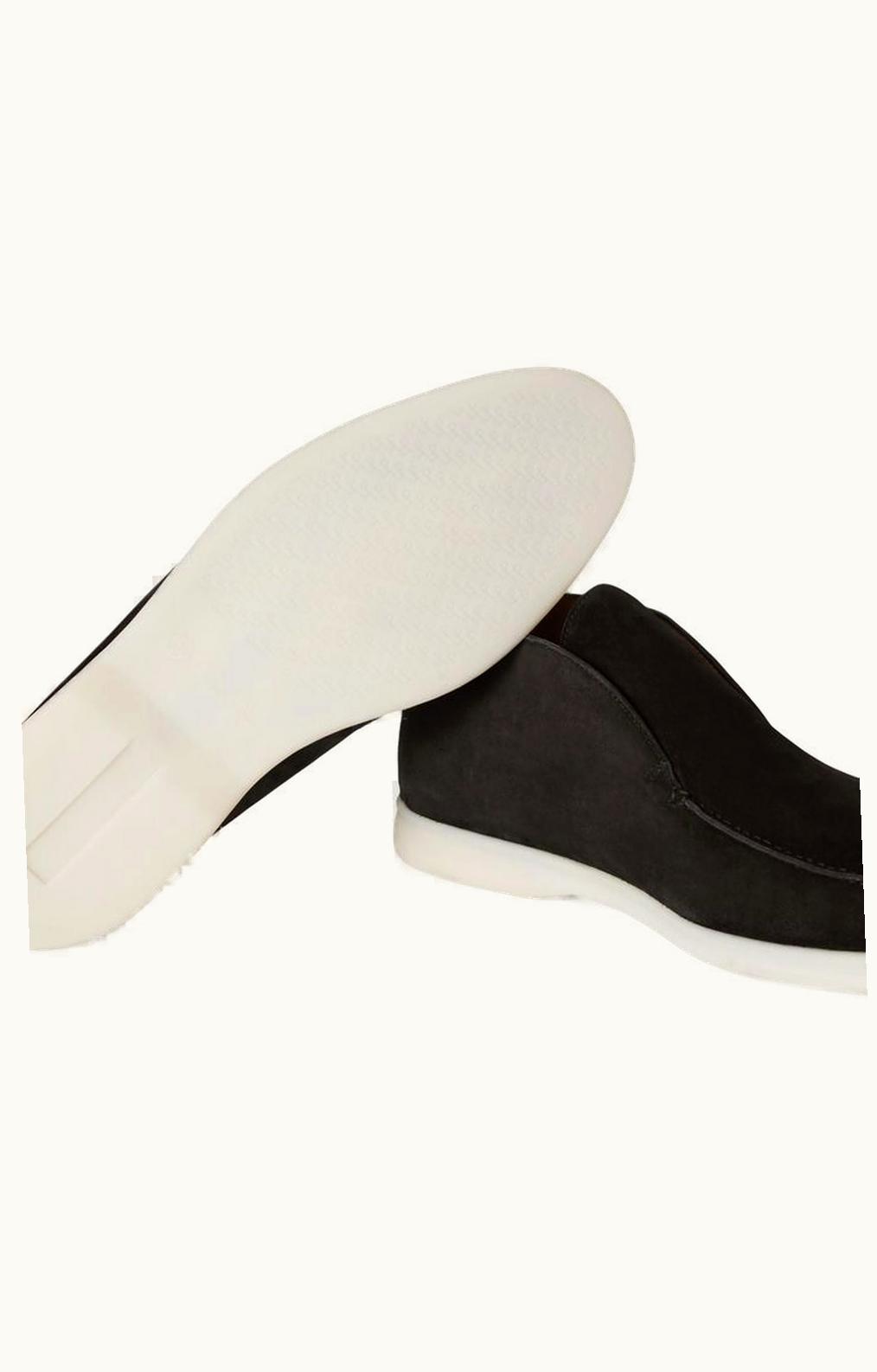 Loro Piana Loro Piana Open Walk Chukka Boots Suede Black